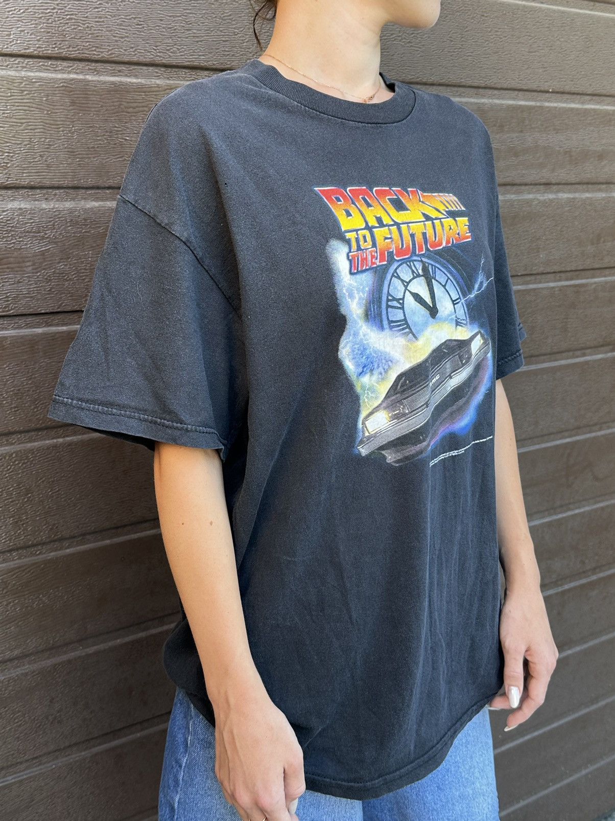 Vintage Vintage promo Back to the Future washed t shirt tee 00s Size US L / EU 52-54 / 3 - 4 Thumbnail