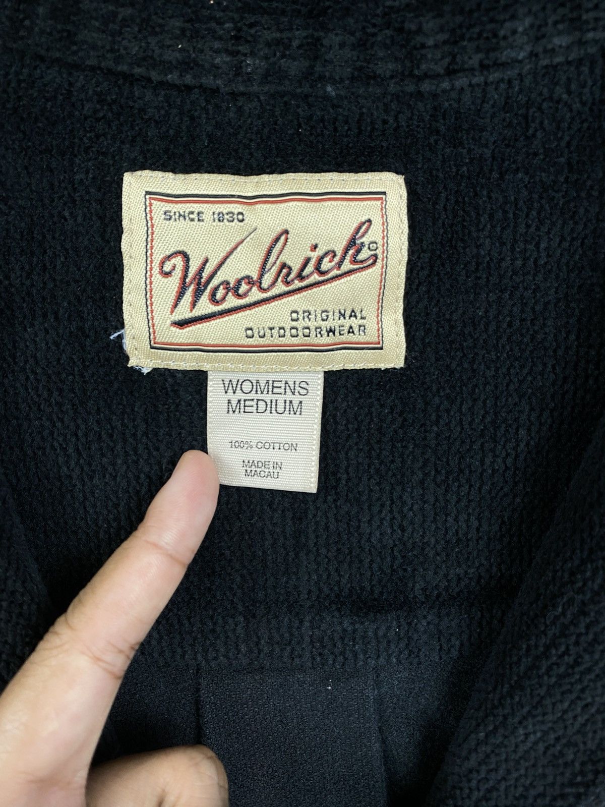 Vintage × Woolrich Woolen Mills Vintage 90s Woolrich Halfzipper Double Pocket Sweater Size M / US 6-8 / IT 42-44 - 8 Thumbnail