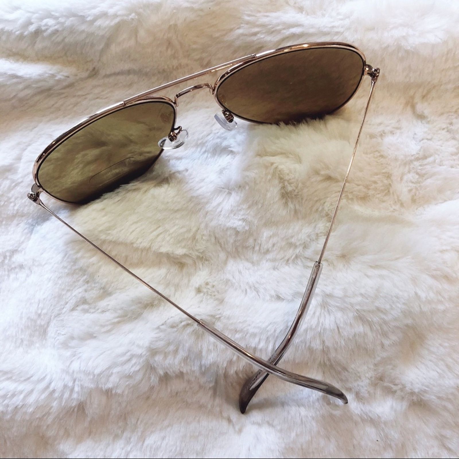 Other Georgia Light Brown Aviator Sunglasses Size ONE SIZE - 7 Thumbnail