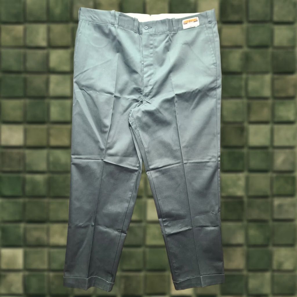 Lee VINTAGE Lee Pants Mens 44x32 Prest Tech Twill Workwear USA Union Made 70's Size US 44 / EU 60 - 1 Thumbnail