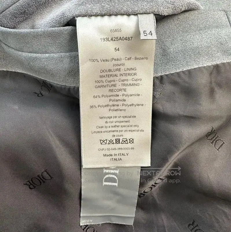 Dior Dior Gray Oversized Men's Outerwear Jacket . Size US XXL / EU 58 / 5 - 9 Thumbnail