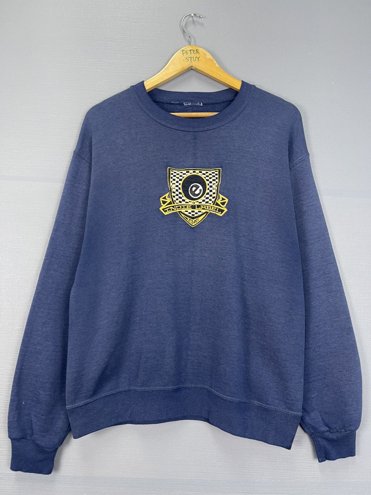 Vintage Indie Label New York City Sweatshirt Size US L / EU 52-54 / 3 - 2 Thumbnail