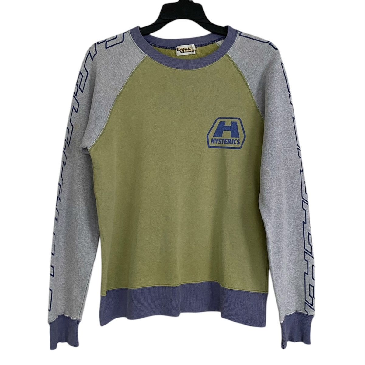 Hysteric Glamour 90's RARE Hysteric Glamour Big Logo Raglan Sweatshirt Size US M / EU 48-50 / 2 - 2 Thumbnail