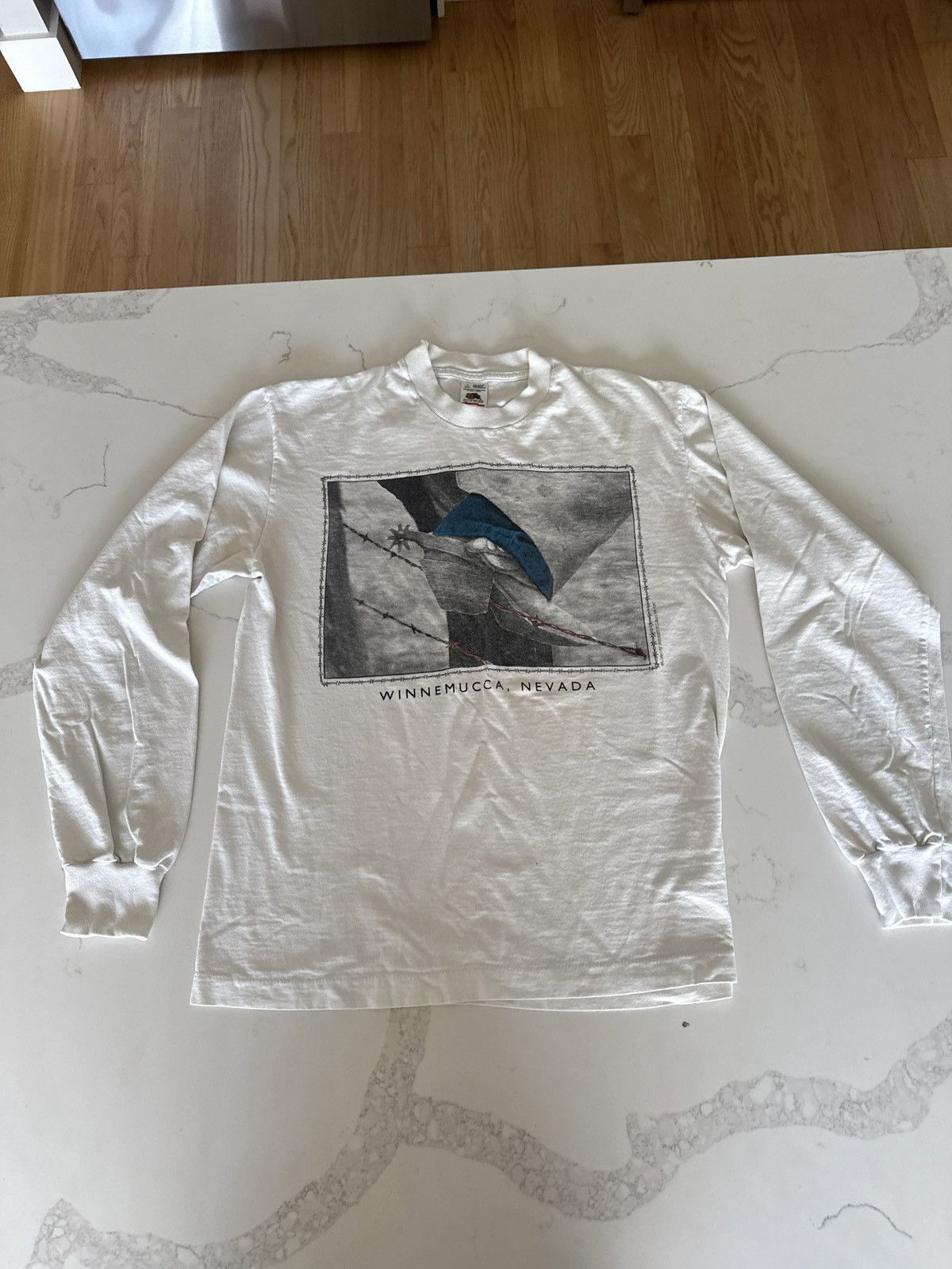 Fruit Of The Loom × Vintage Vintage winnemucca long sleeve Size US L / EU 52-54 / 3 - 1 Thumbnail