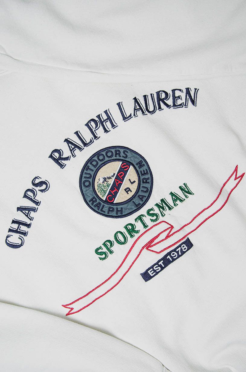 Chaps Ralph Lauren CHAPS Ralph Lauren Sportsman Sweatshirt White - Size XL Size US XL / EU 56 / 4 - 3 Thumbnail