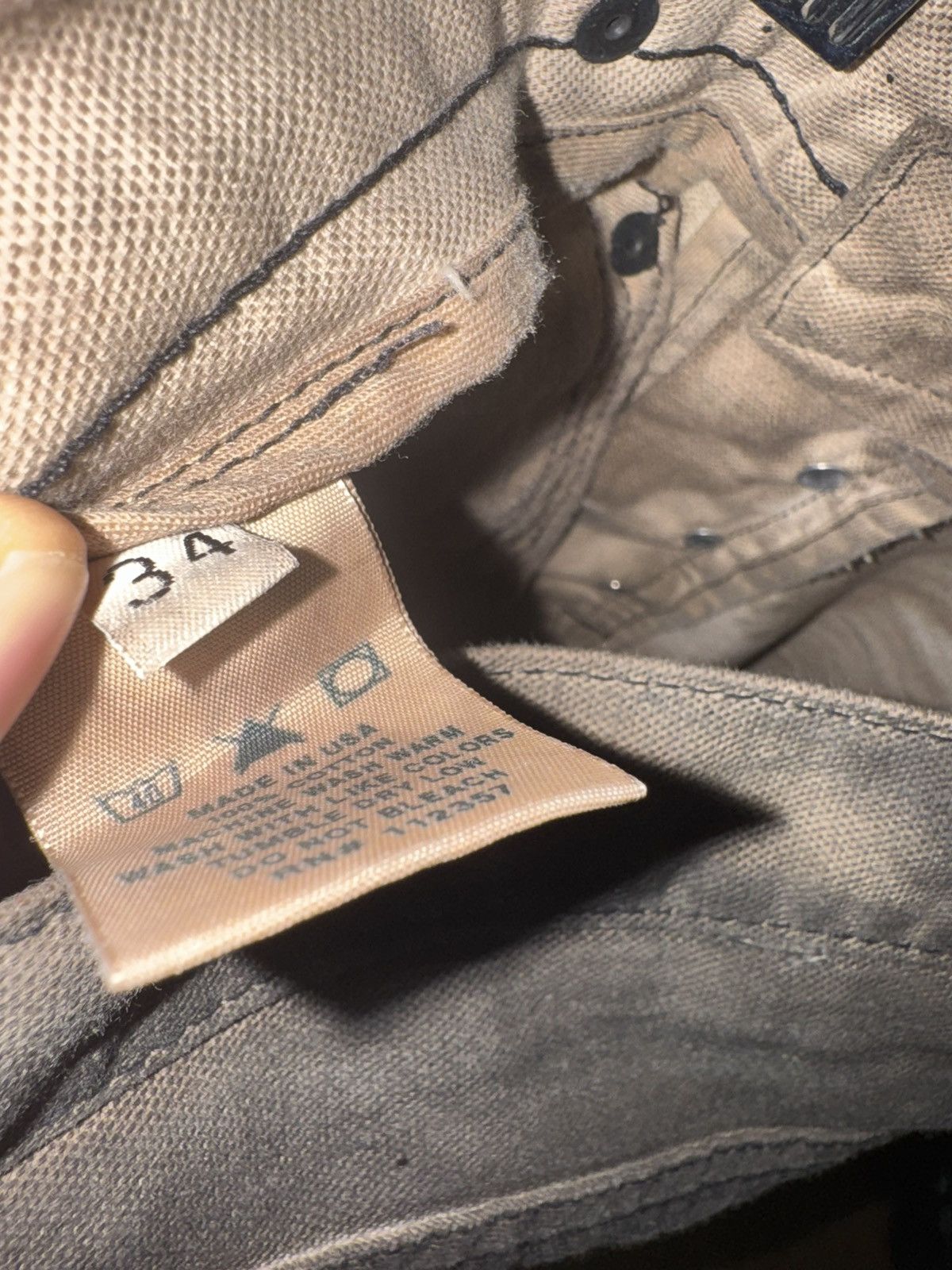 Rick Owens RO Brown/Rust Slab Denim Size US 34 / EU 50 - 5 Thumbnail