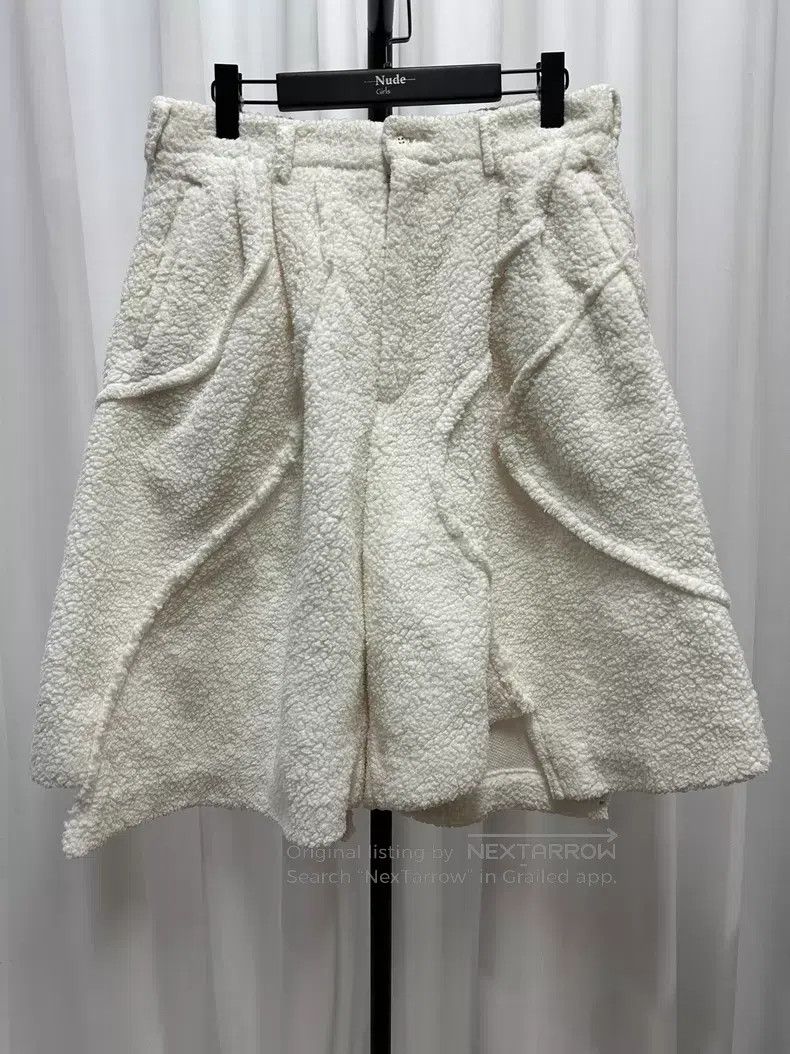 Comme des Garcons Comme des Garcons size M White Spiral Shorts Size 24" / US 00 / IT 34 - 1 Thumbnail