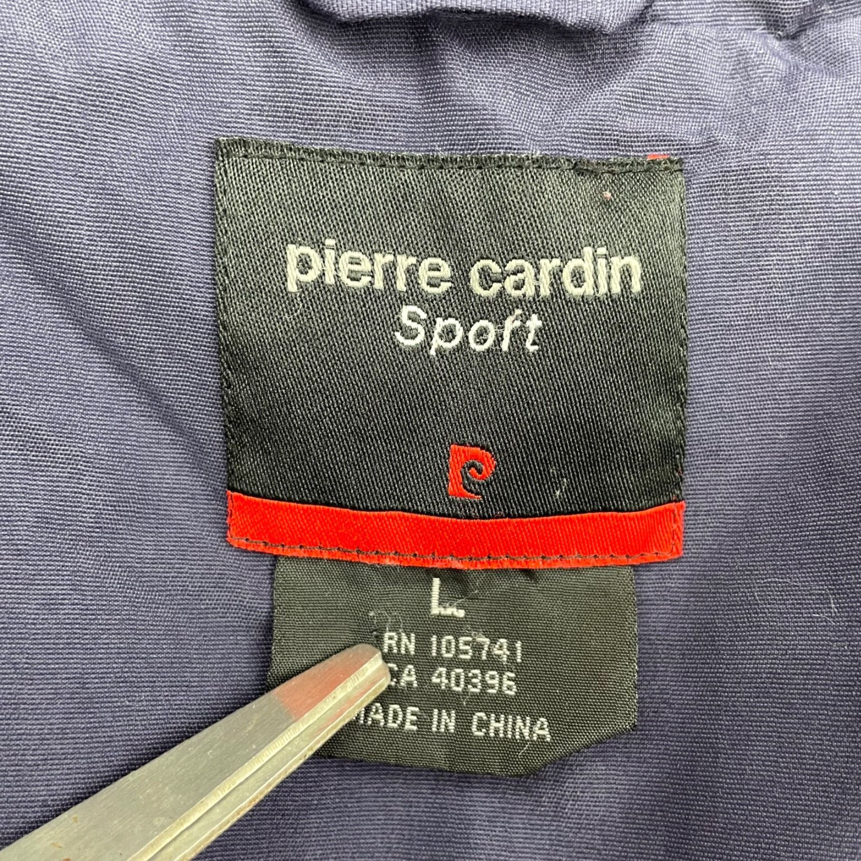 Vintage Pierre Cardin Men's Puffer Jacket Nylon Down Insulated