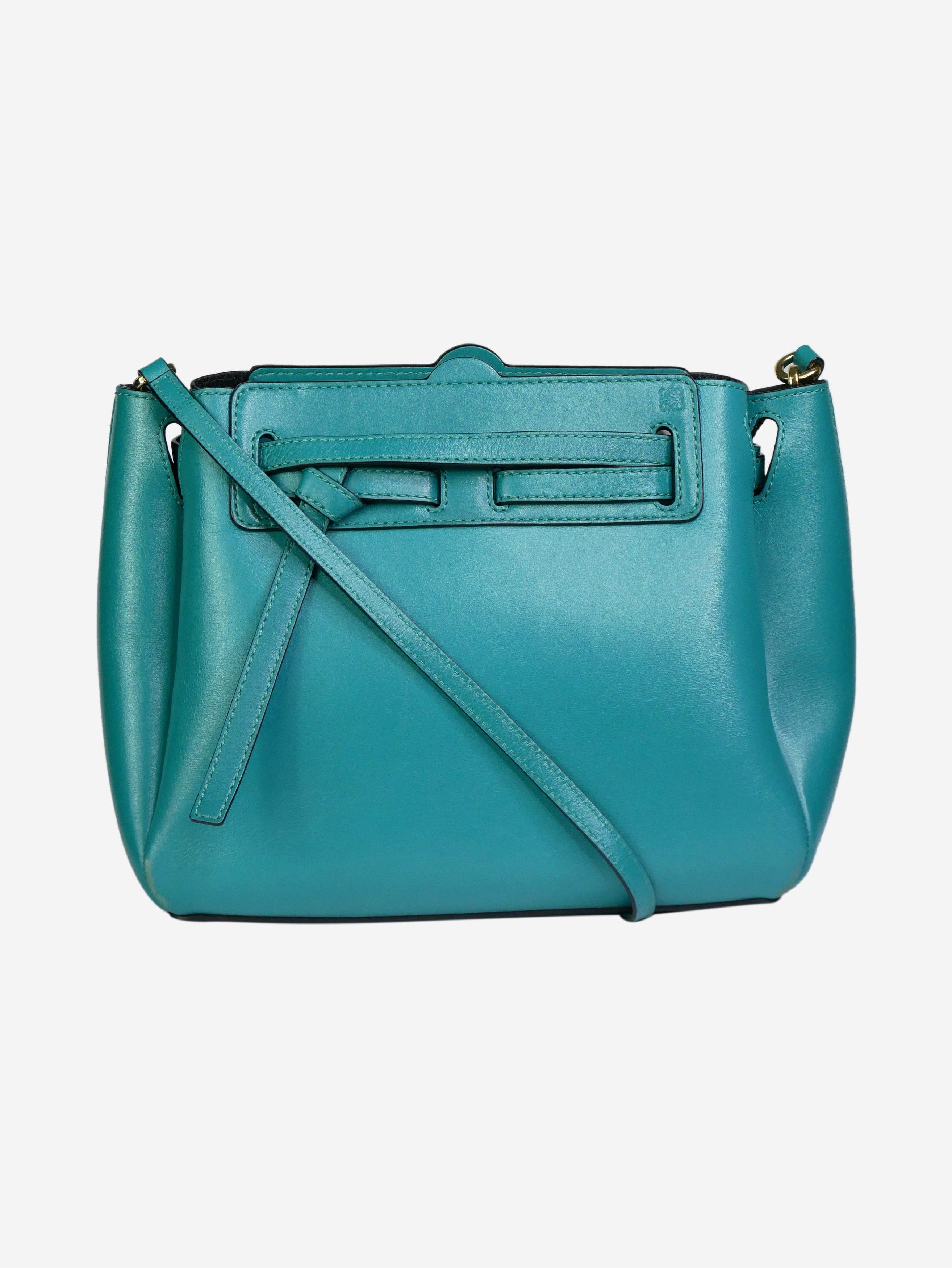 Green Lazo mini leather shoulder bag - Main Image