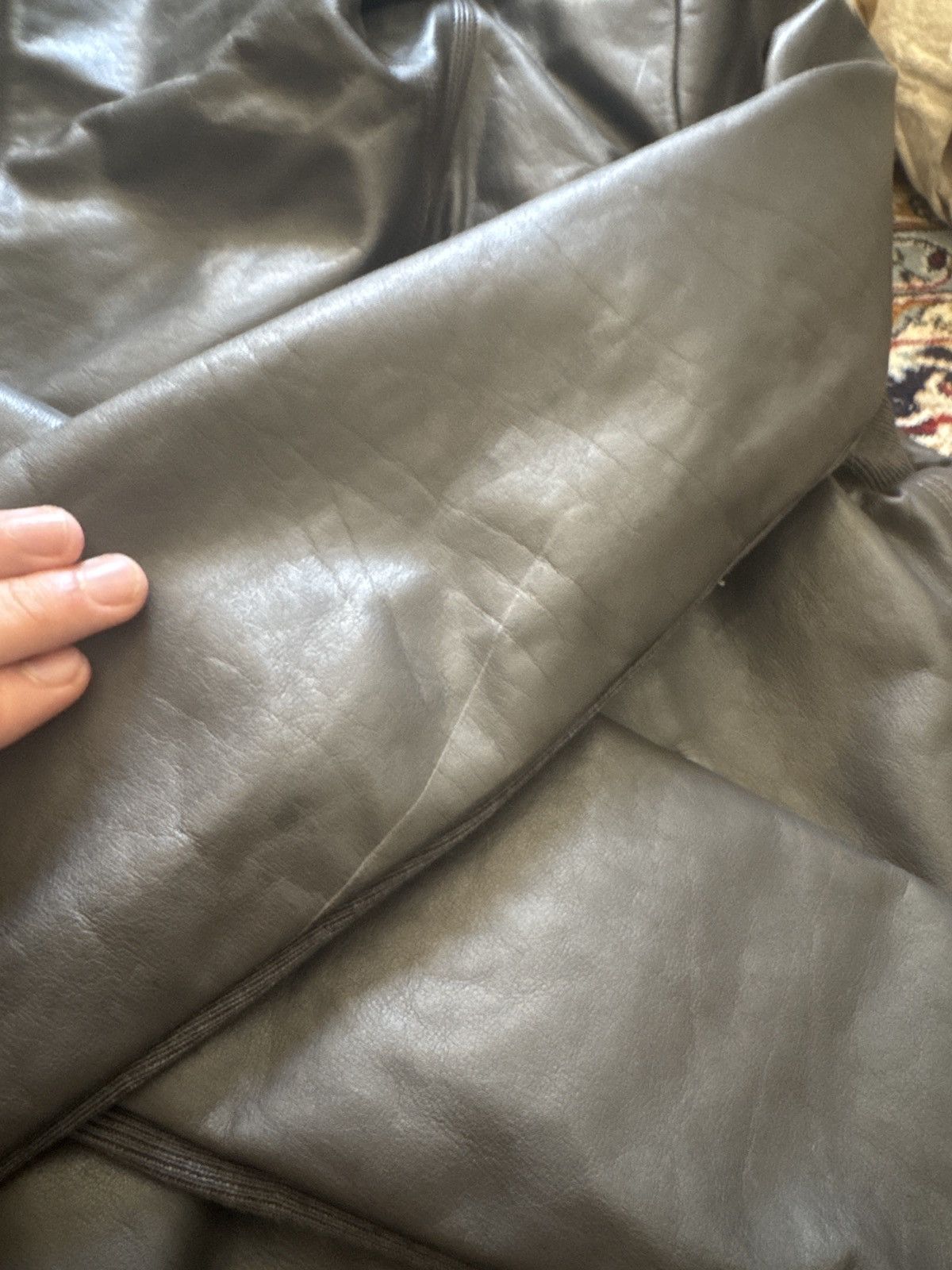 Rick Owens Rick owens leather cashmere coat jacket Size M / US 6-8 / IT 42-44 - 18 Thumbnail