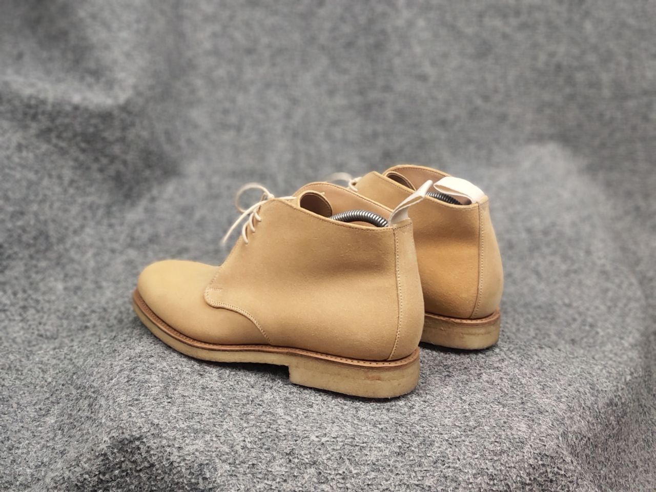 Cheaney Joseph Cheaney &Sons Desert Chukka Suede Leather Ankle Boots Size US 8 / EU 41 - 14 Thumbnail