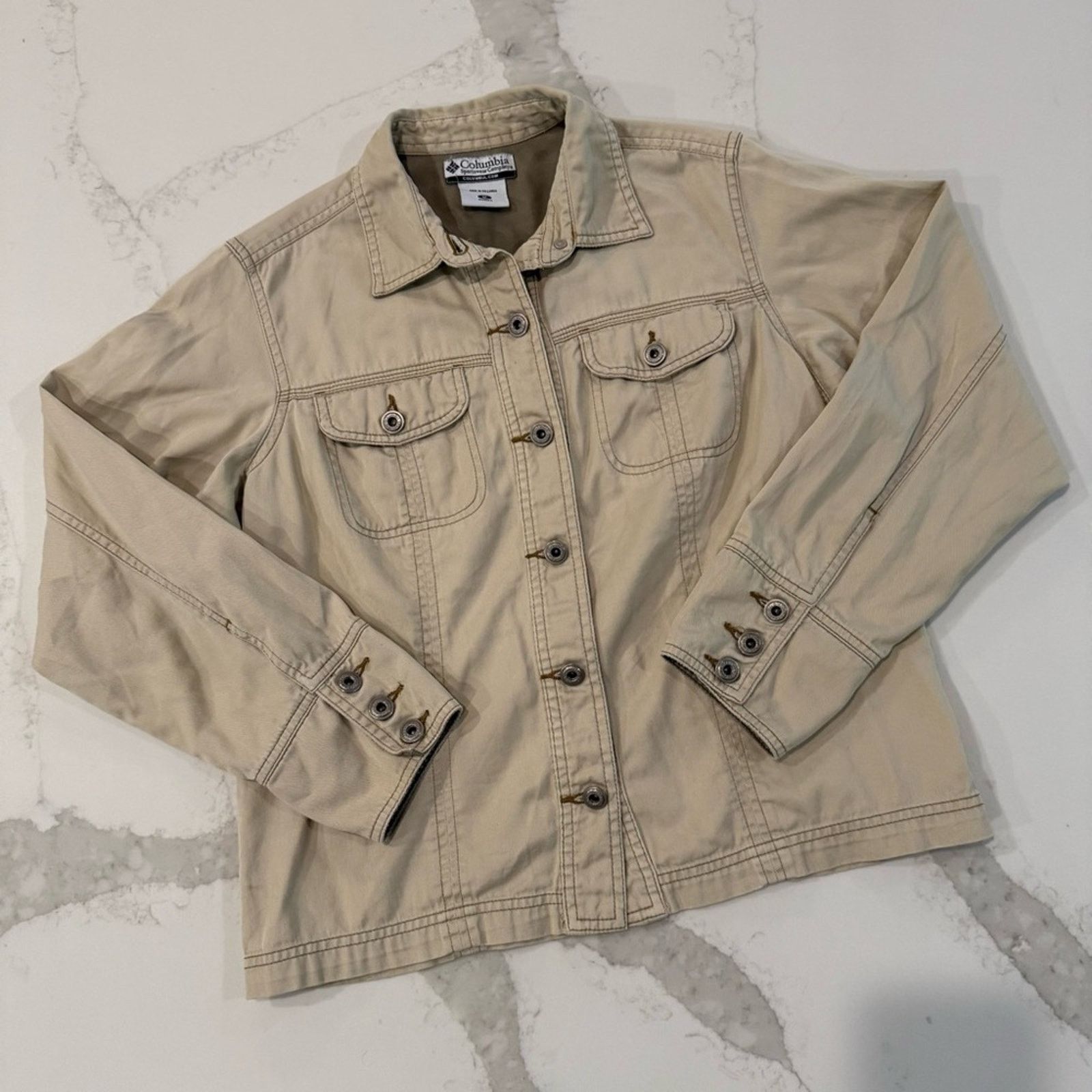 Columbia Columbia Gorpcore Button Jean Utility Jacket Womens Medium Size M / US 6-8 / IT 42-44 - 1 Thumbnail