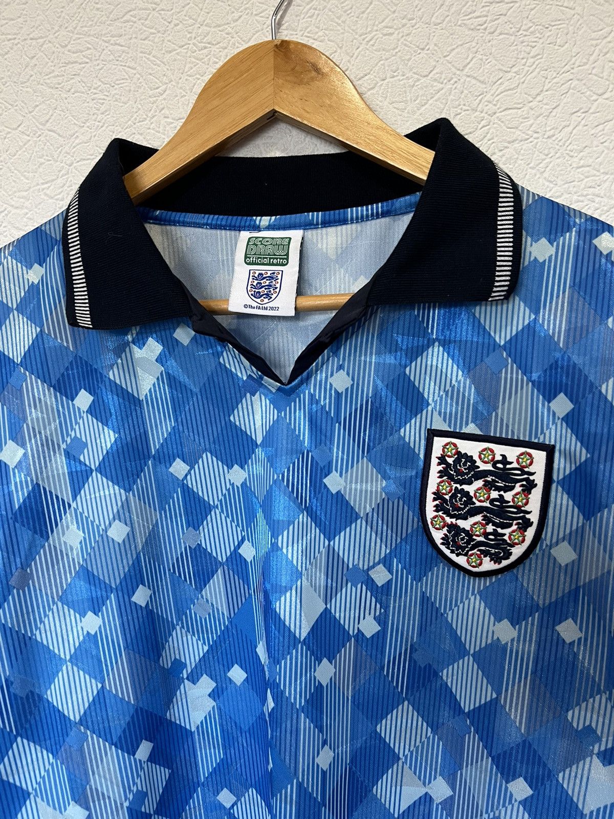 Vintage Vintage England 1991 Home Kit Soccer Jersey Size US L / EU 52-54 / 3 - 2 Thumbnail