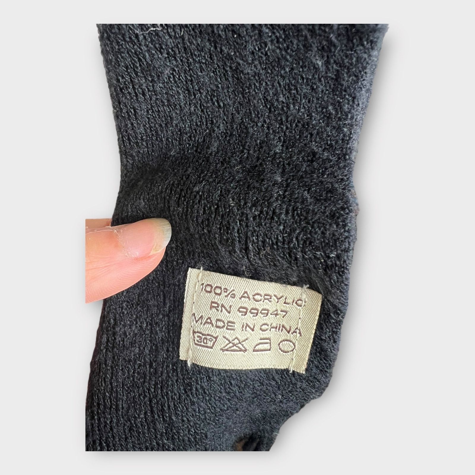 Vintage Vintage Classic Black Scarf Elevate Your Wardrobe Size ONE SIZE - 3 Thumbnail