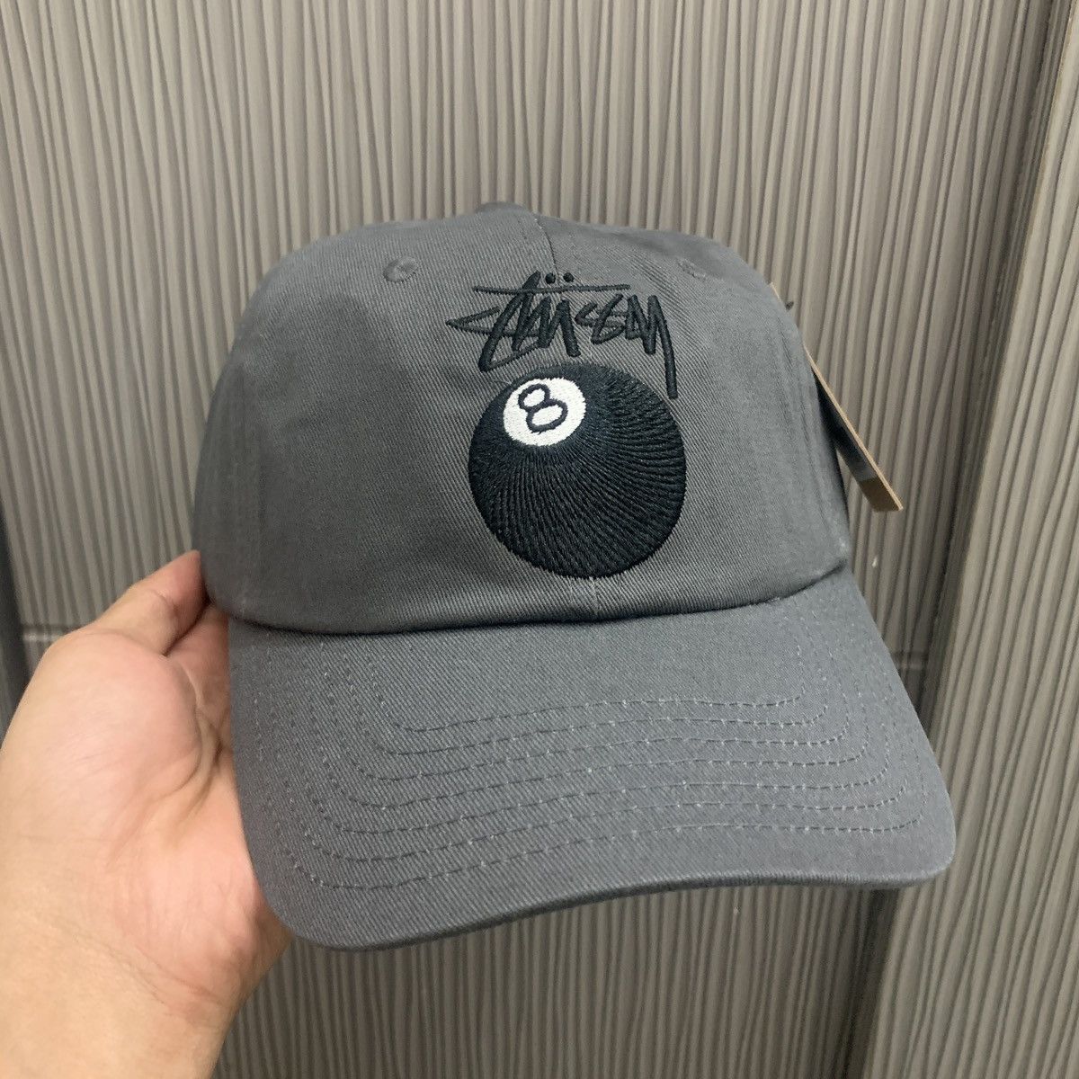 Streetwear × Stussy Stussy cap hat grey | Grailed