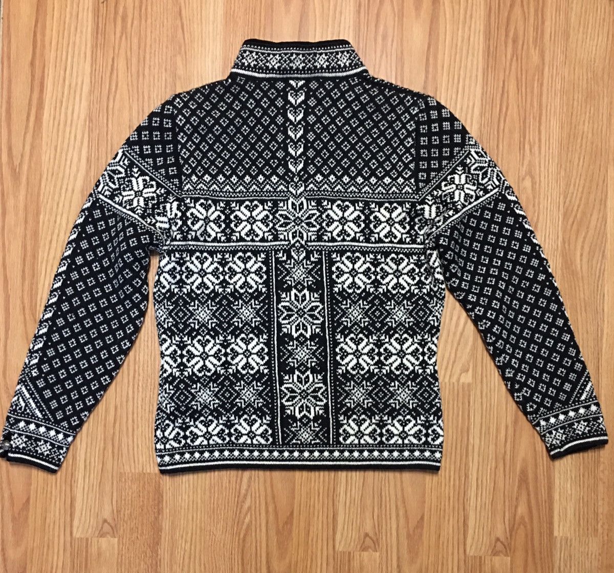 Dale Of Norway DALE of Norway Black/White Virgin New Wool Peace Sweater S Size S / US 4 / IT 40 - 8 Thumbnail