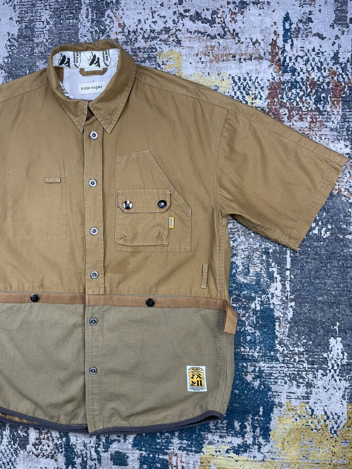 GRN GRN Works Cube Sugar Multi Tactical Pockets Workshirt Size US M / EU 48-50 / 2 - 3 Thumbnail