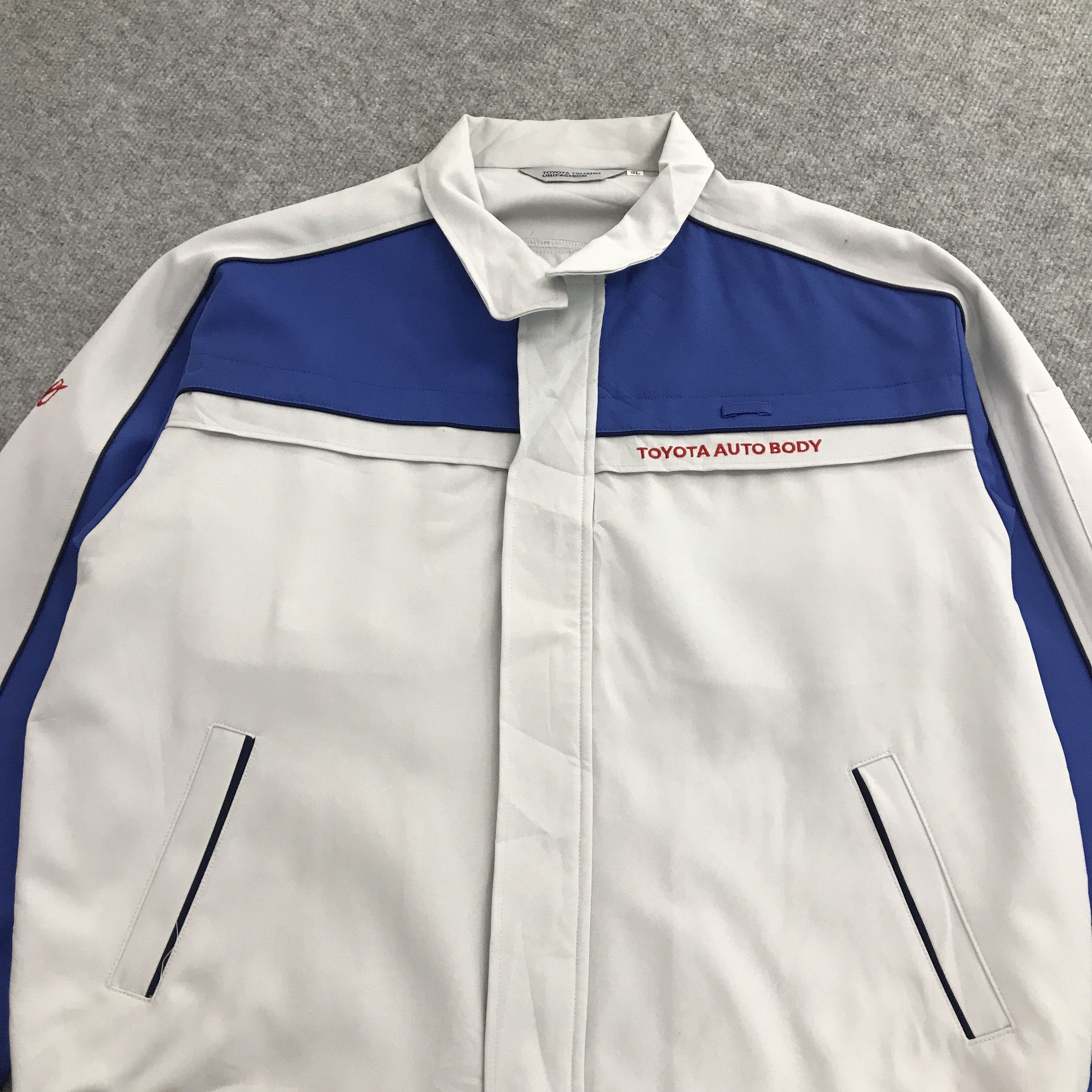 Japanese Brand TOYOTA AUTO BODY WORK UNIFORM JAPAN ZIPPER JACKET Size US XL / EU 56 / 4 - 2 Thumbnail