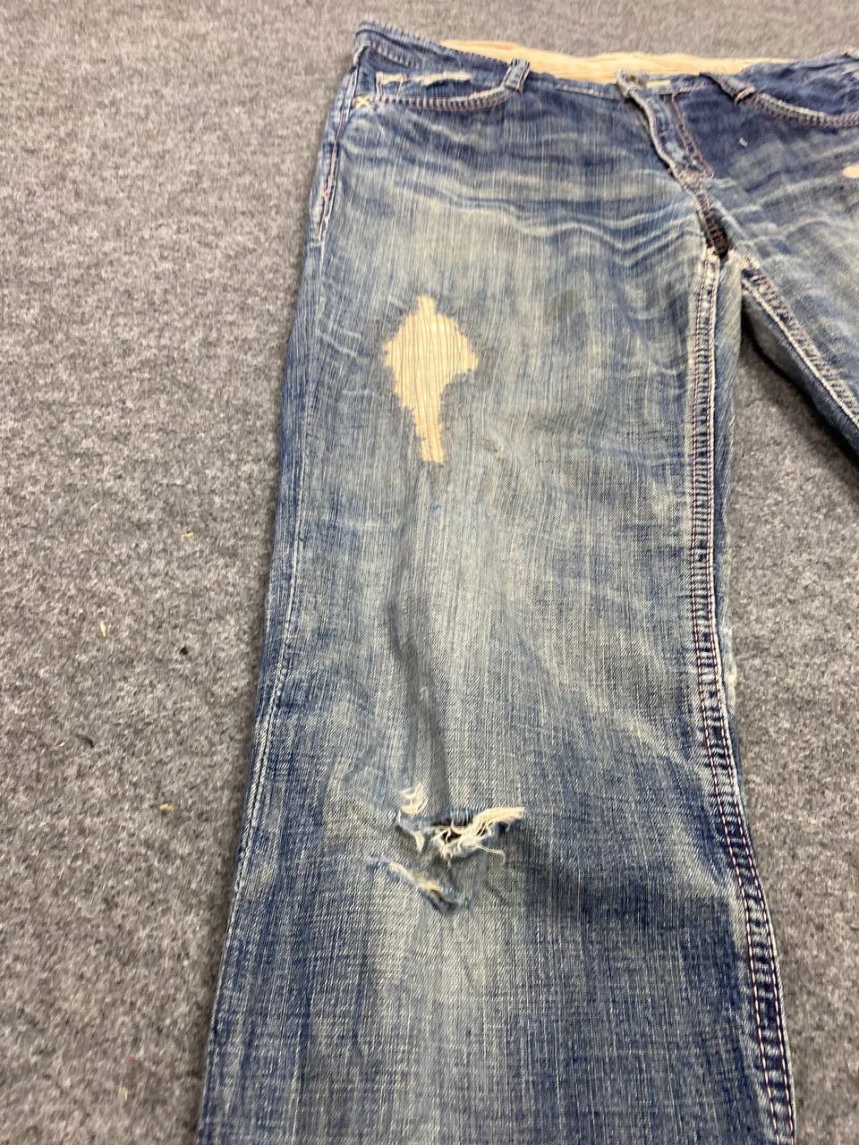 Japanese Brand brappers distressed denim nice design Size 32" / US 10 / IT 46 - 11 Thumbnail