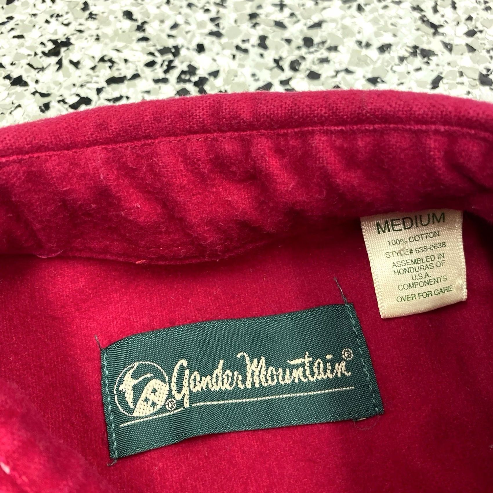 Vintage VINTAGE Gander Mountain Flannel Shirt Mens Chamois Heavyweight 90s Red Medium Shirt Mens Size US M / EU 48-50 / 2 - 3 Thumbnail