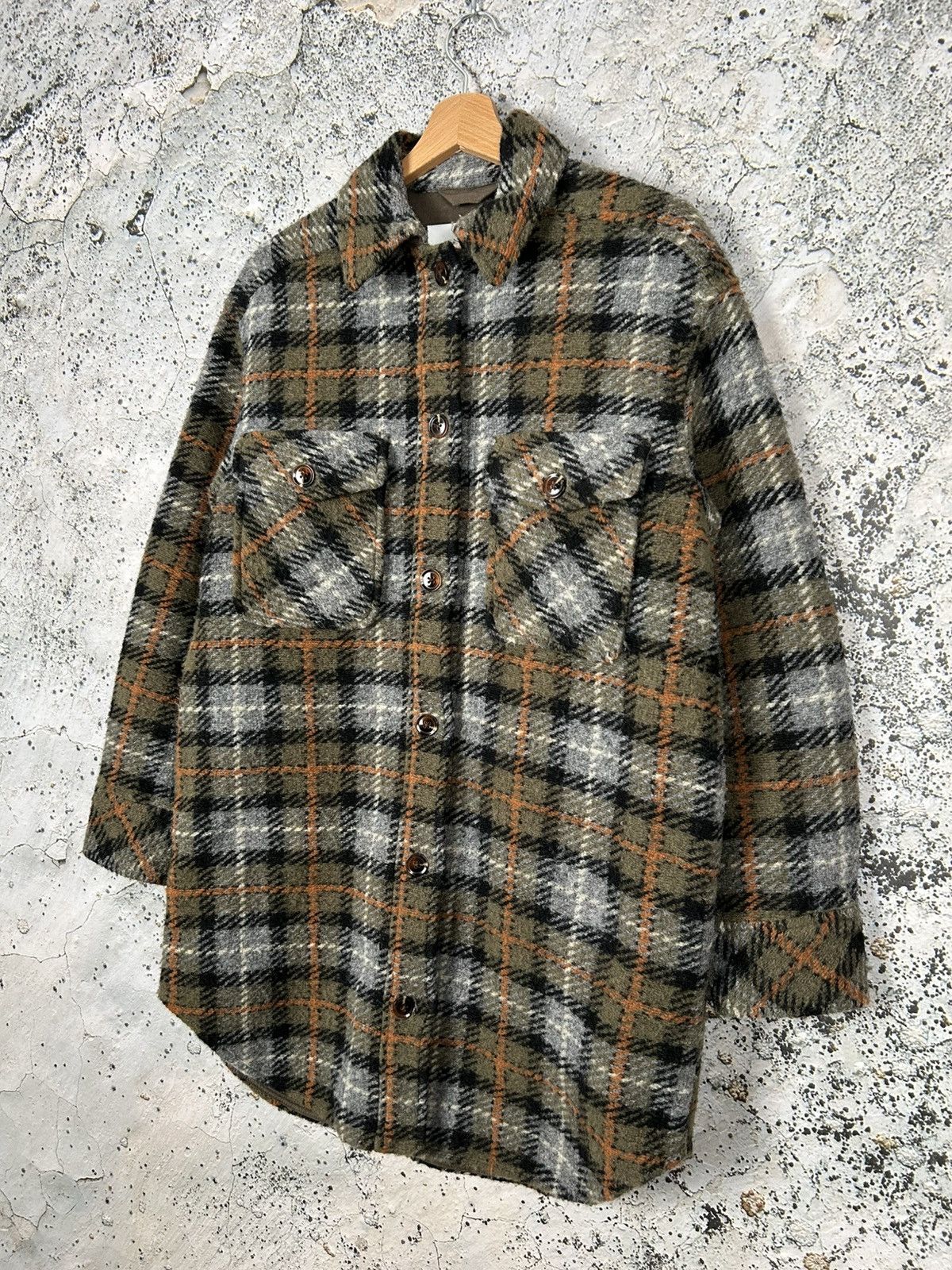 Designer × Samsoe Samsoe Samsoe & Samsoe Wool Overshirt Cloak Avantgarde Designer Size US XS / EU 42 / 0 - 2 Thumbnail