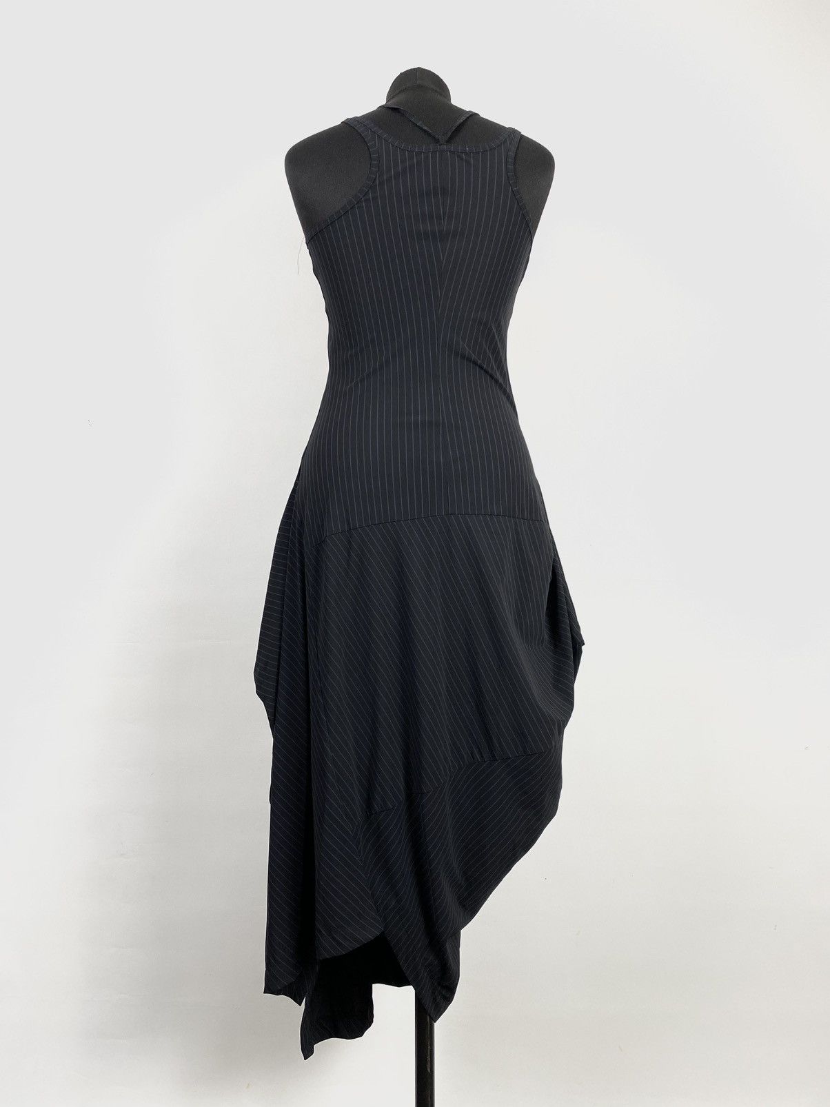 Marithe + Francois Girbaud M+FG Asymmetrical Striped Long Tank Dress Size M / US 6-8 / IT 42-44 - 4 Thumbnail