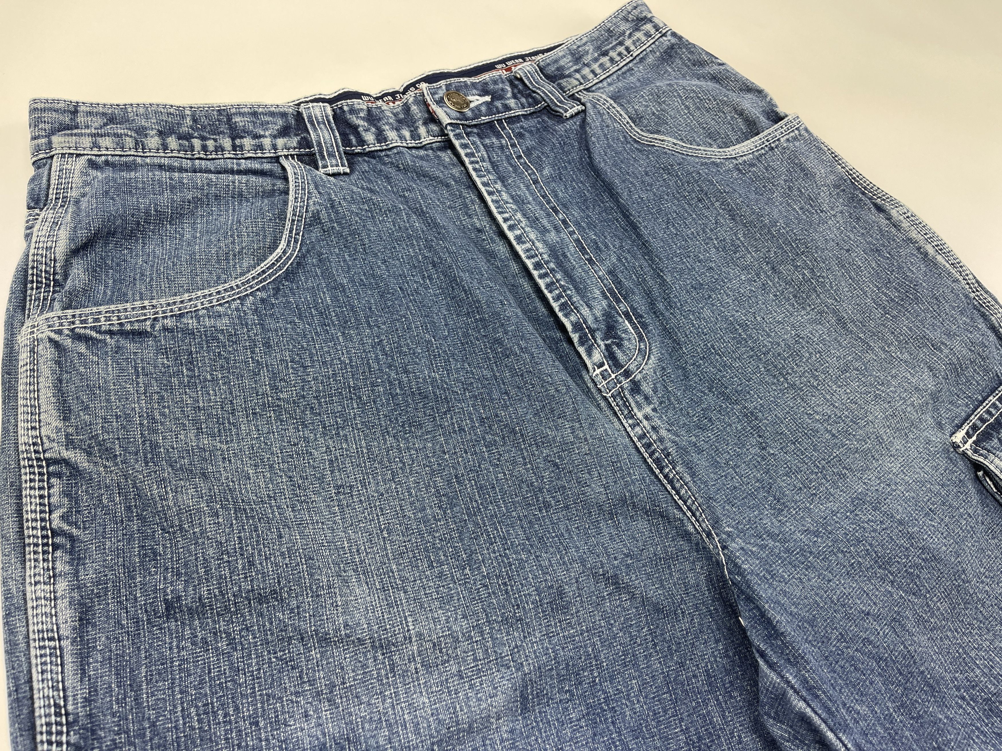 Wu-Tang Clan WU WEAR jeans, vintage hip hop baggy, 90s Wu-Tang Clan W 32 Size US 32 / EU 48 - 9 Thumbnail