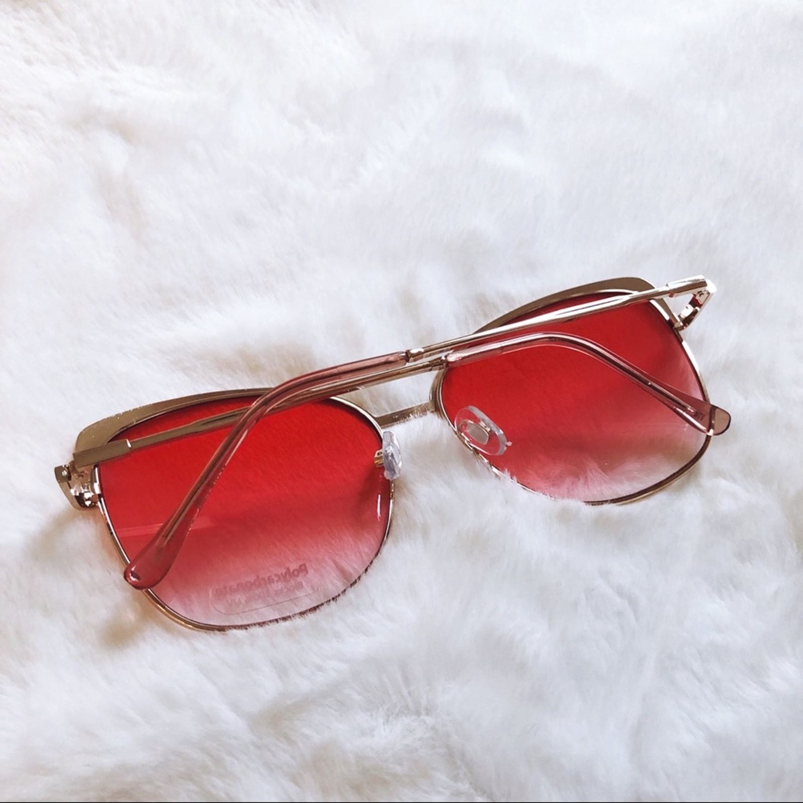 Other Robbie Pink Full Rim Retro Cat Eye Sunglasses Size ONE SIZE - 9 Thumbnail