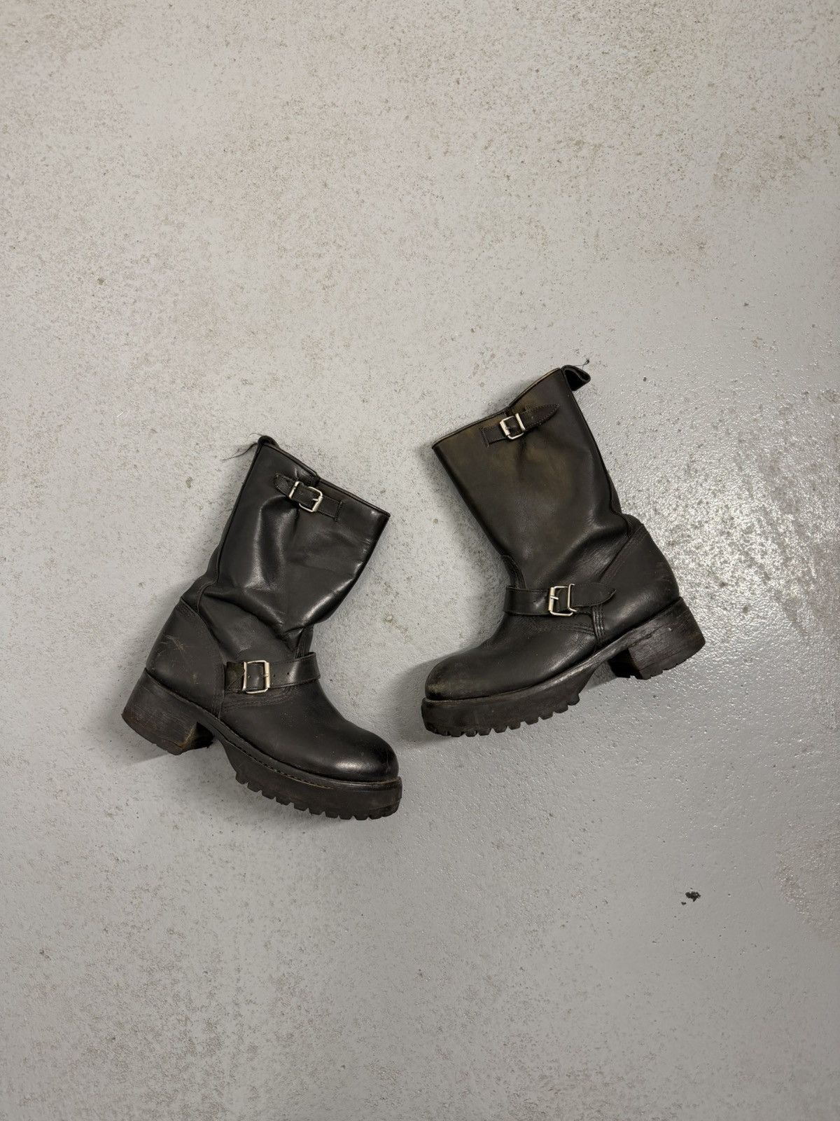 Buffalo London Buffalo Leather Engineered Boots Size US 10 / IT 40 - 1 Thumbnail