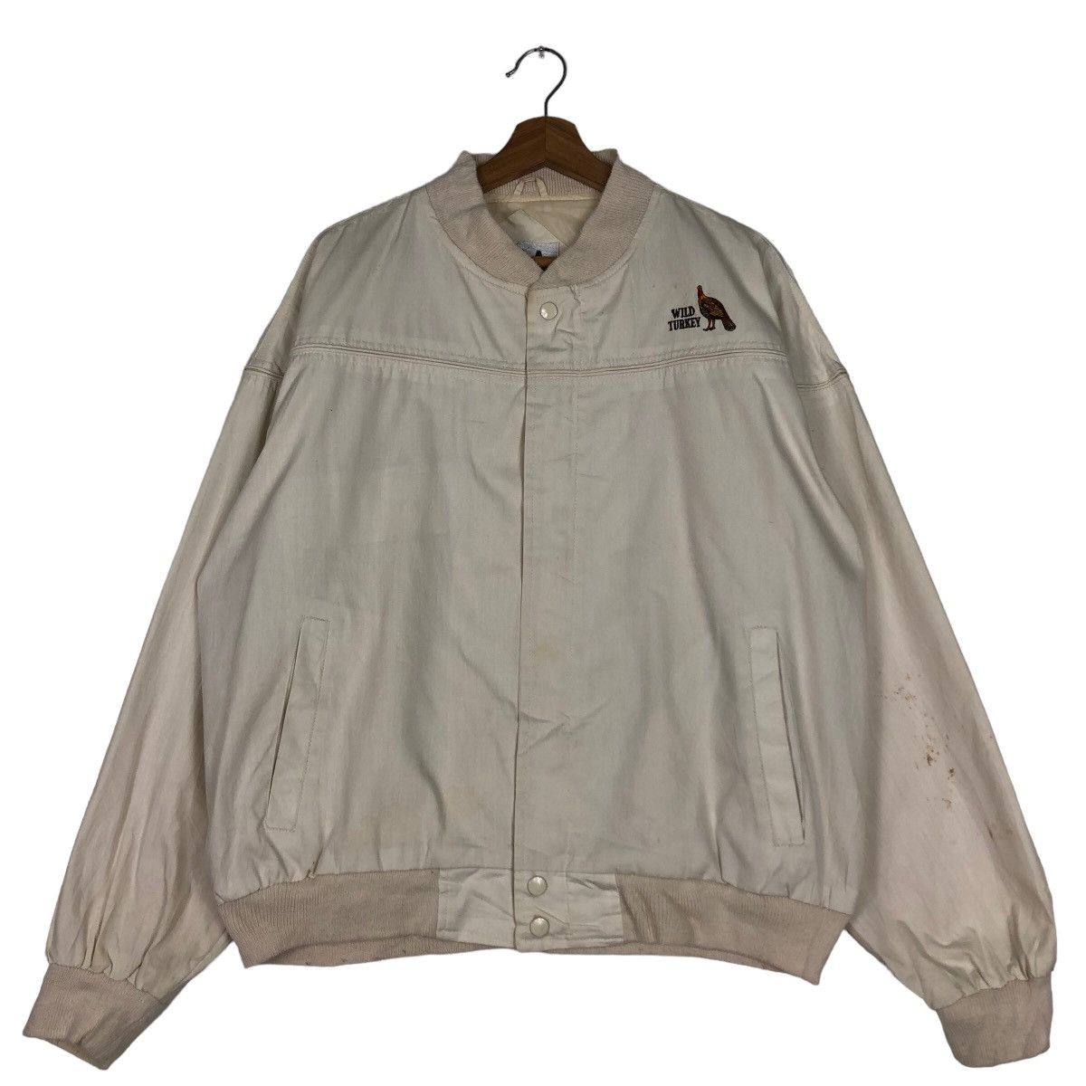 Japanese Brand 🔥Vtg Bomber Jacket CIA Wild Turkey Inspire Issey Miyake Size US L / EU 52-54 / 3 - 1 Thumbnail