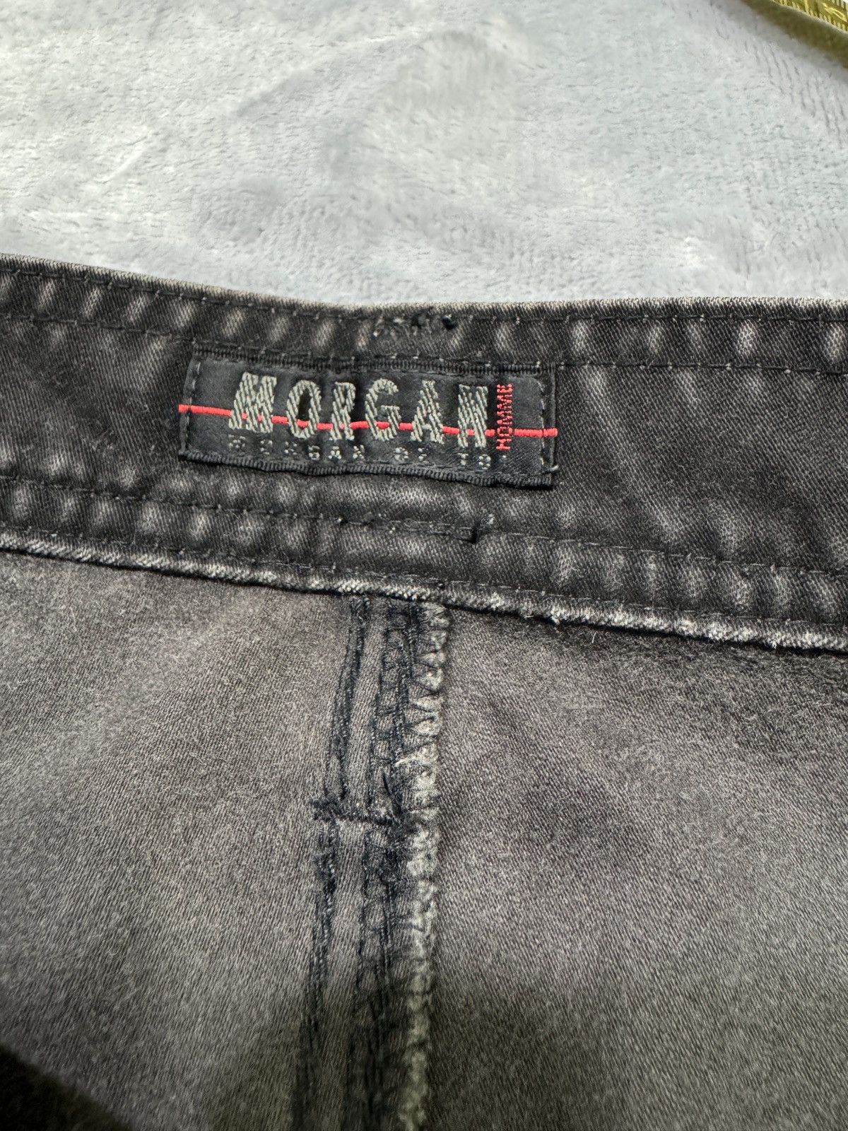 Morgan Homme Japanese brand x Morgan Homme strap bondage flared trousers Size US 31 - 12 Thumbnail
