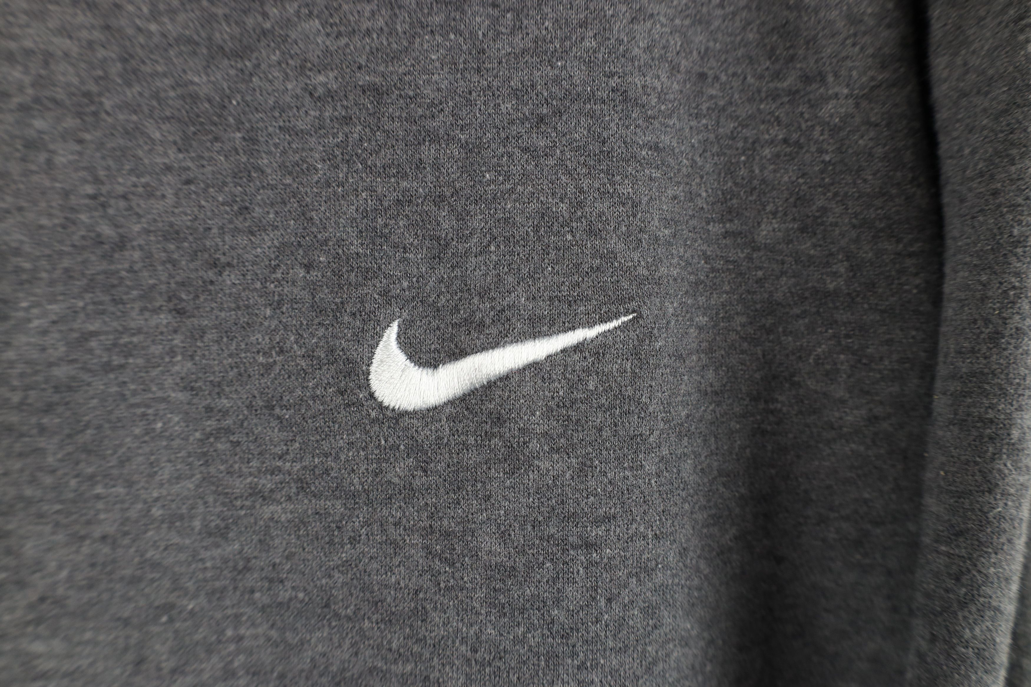 Nike Vintage Nike Travis Scott Mini Swoosh Hoodie Sweatshirt Gray Size US L / EU 52-54 / 3 - 4 Thumbnail