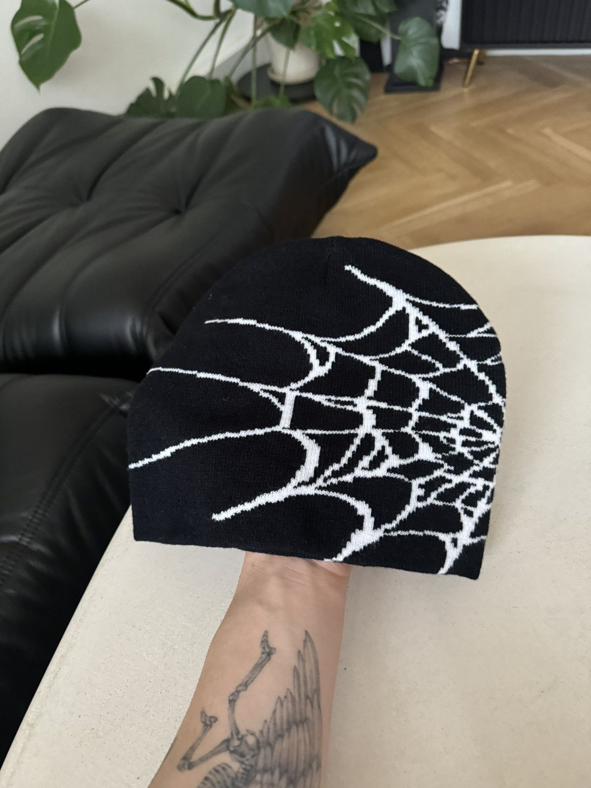 Vintage Vintage Y2k Spyder Spiderweb Spider BeanieAvantGarde Hype Size ONE SIZE - 2 Thumbnail