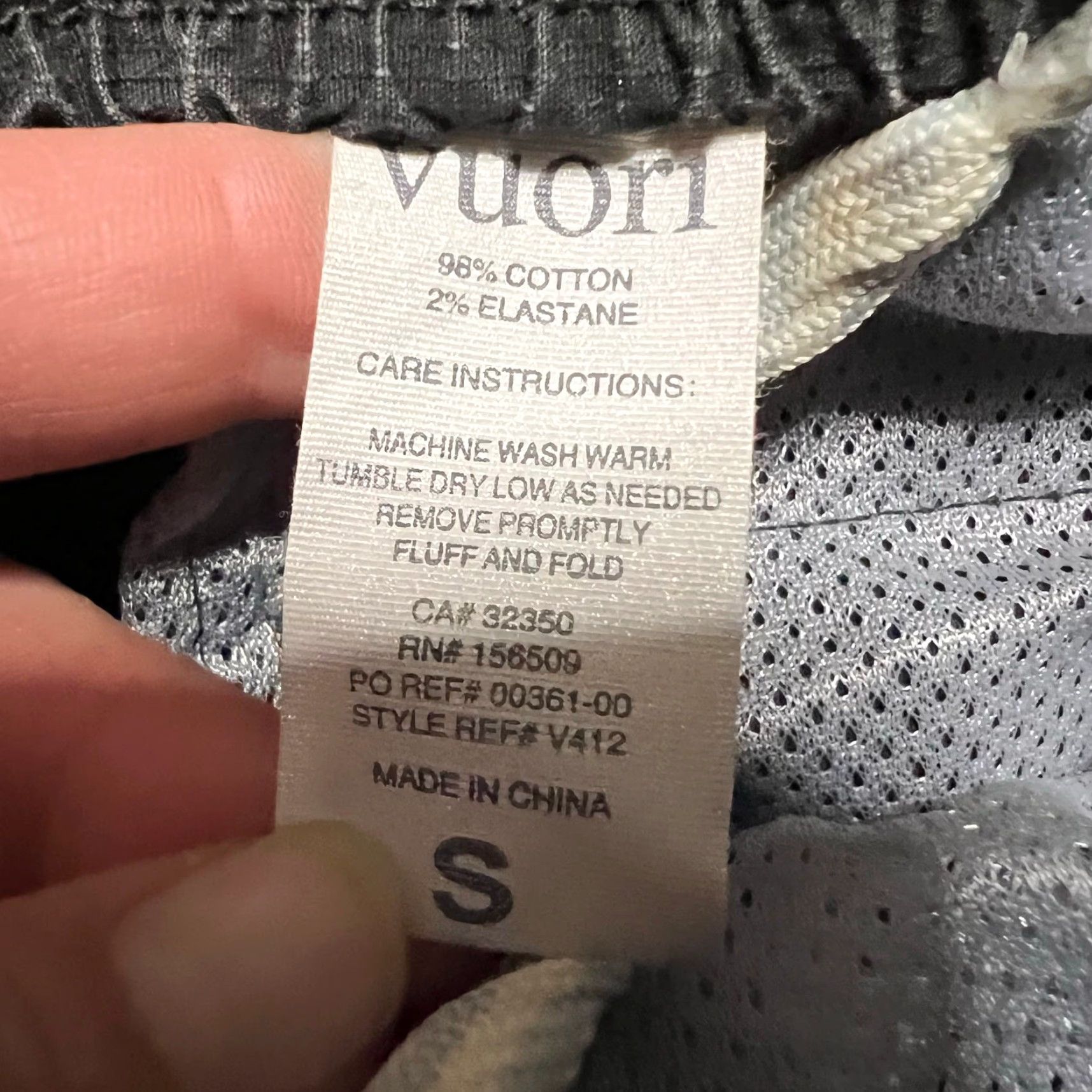 Vuori Vuori Climber Pants Men Small Gray Ripstop V412 Tapered Stretch Hiking Casual Cargo Inseam 29 in Mens Regular Size S Size US 29 - 5 Thumbnail