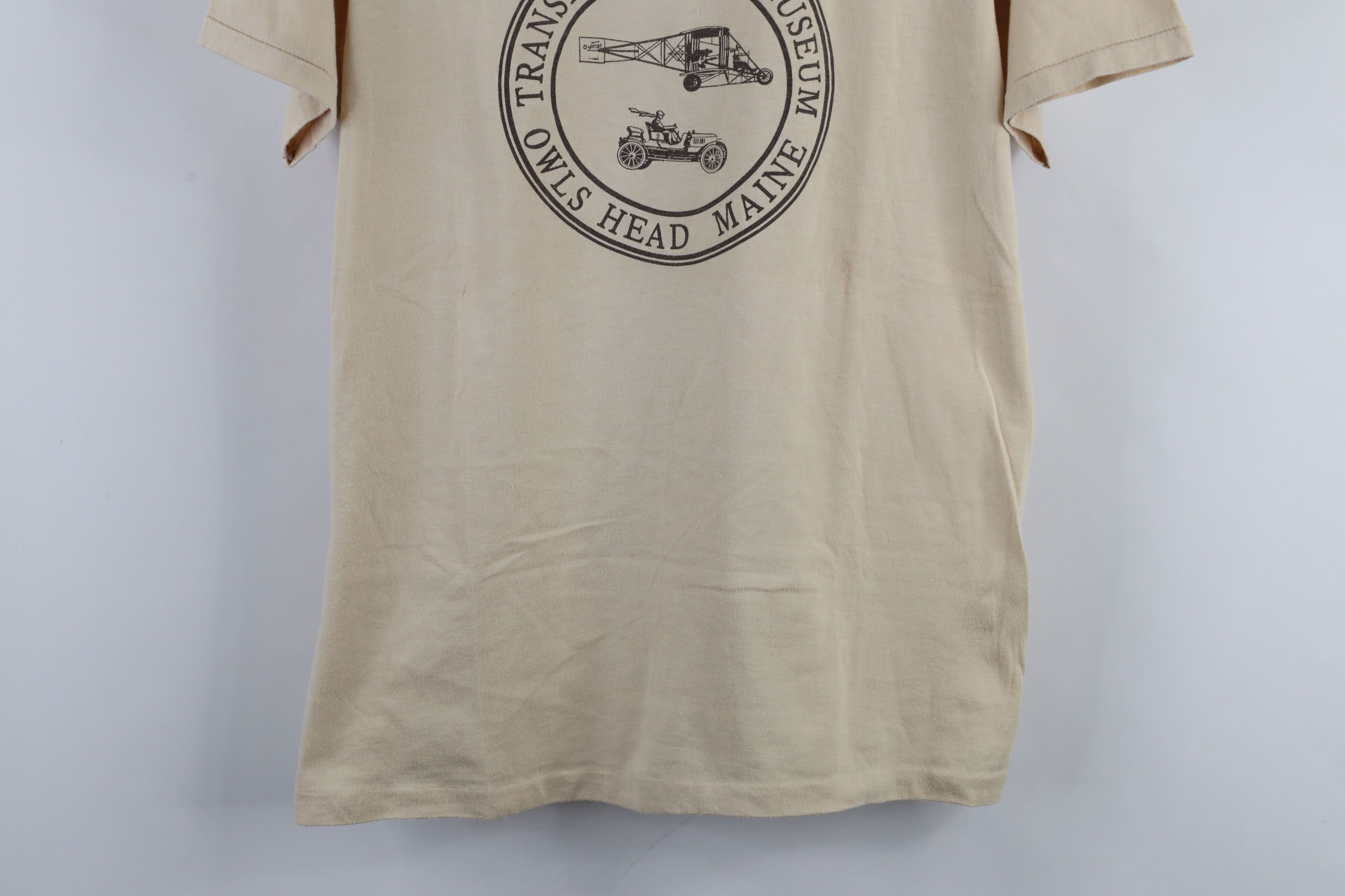 Vintage Vintage 80s Transportation Museum Owls Head Maine T-Shirt Size US L / EU 52-54 / 3 - 3 Thumbnail