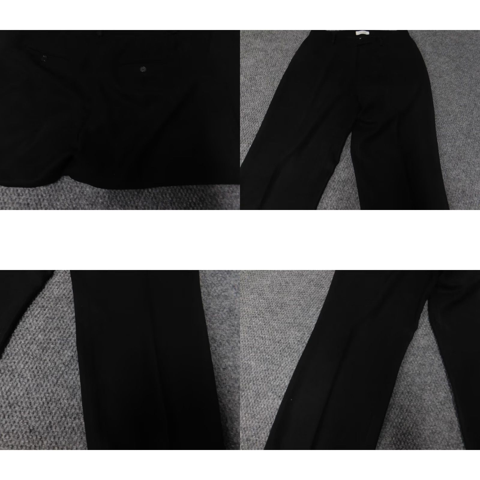 Calvin Klein Calvin Klein Womens Pants 6 Black Straight Casual Cotton Lyocell Knit Zipper Regular Inseam 28in Collegiate? Size 28" / US 6 / IT 42 - 8 Thumbnail