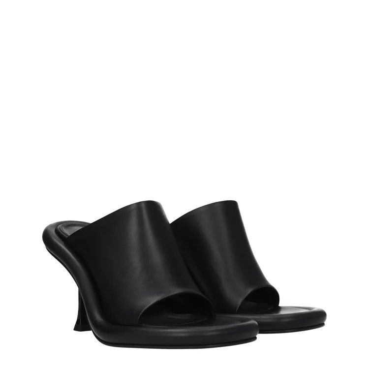 JW Anderson ob1o1e1124 Leather Sandals in Black Size US 10 / IT 40 - 2 Thumbnail