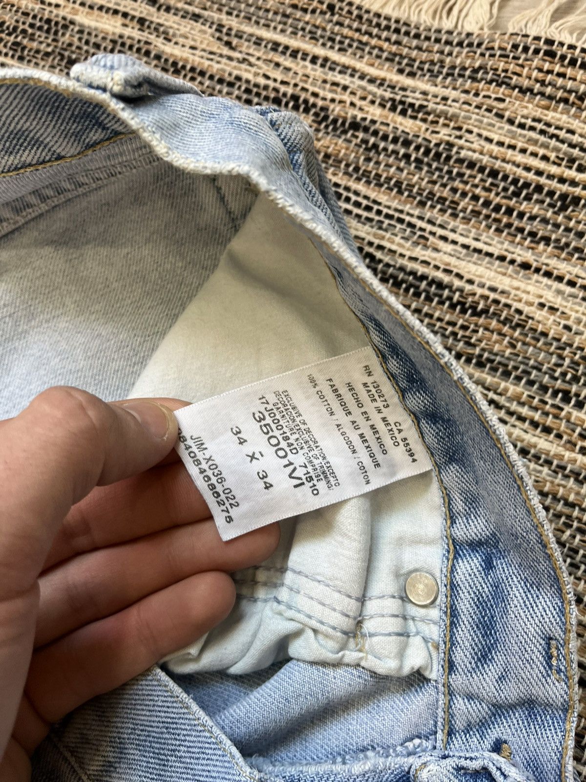 Vintage × Wrangler Vintage Wrangler Jeans washed distressed denim blue Size US 34 / EU 50 - 17 Thumbnail