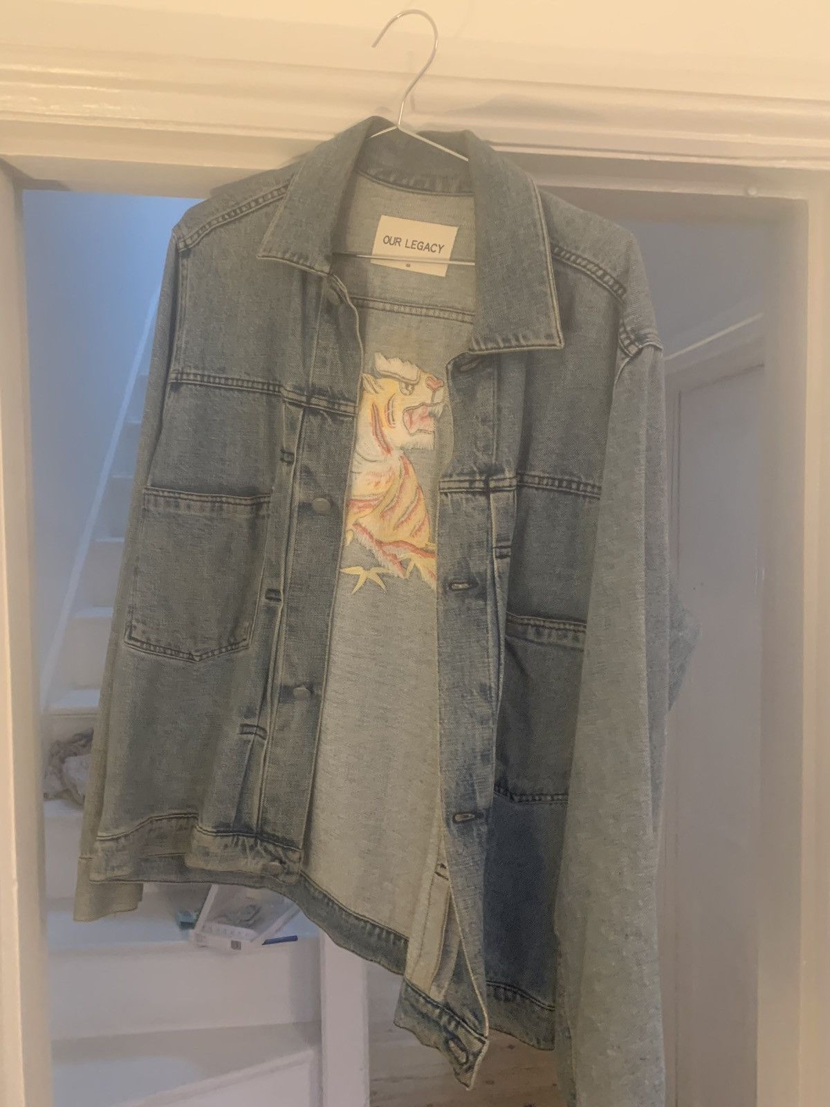 image of Our Legacy Tiger Denim in Bleu, Men's (Size Medium)