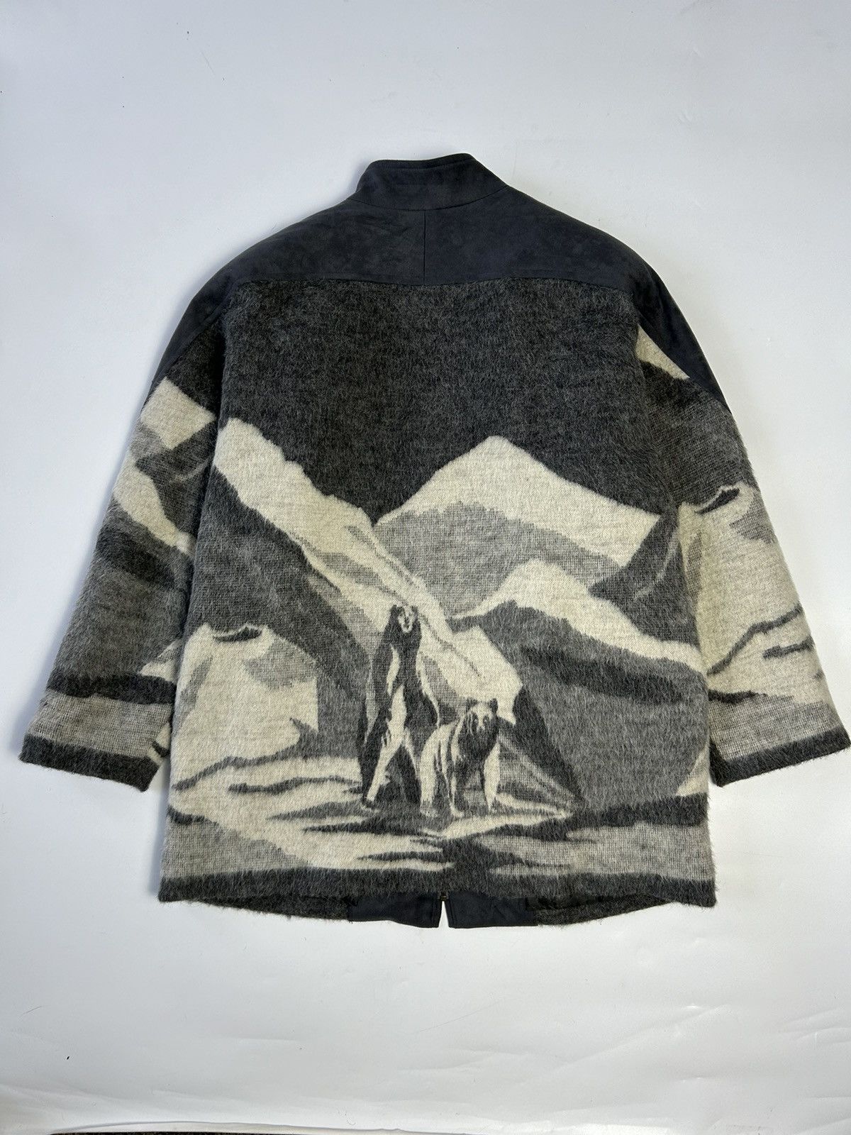 Japanese Brand CELLERBAM BOUTIQUE WINTER WOOL JACKET Size US L / EU 52-54 / 3 - 3 Thumbnail