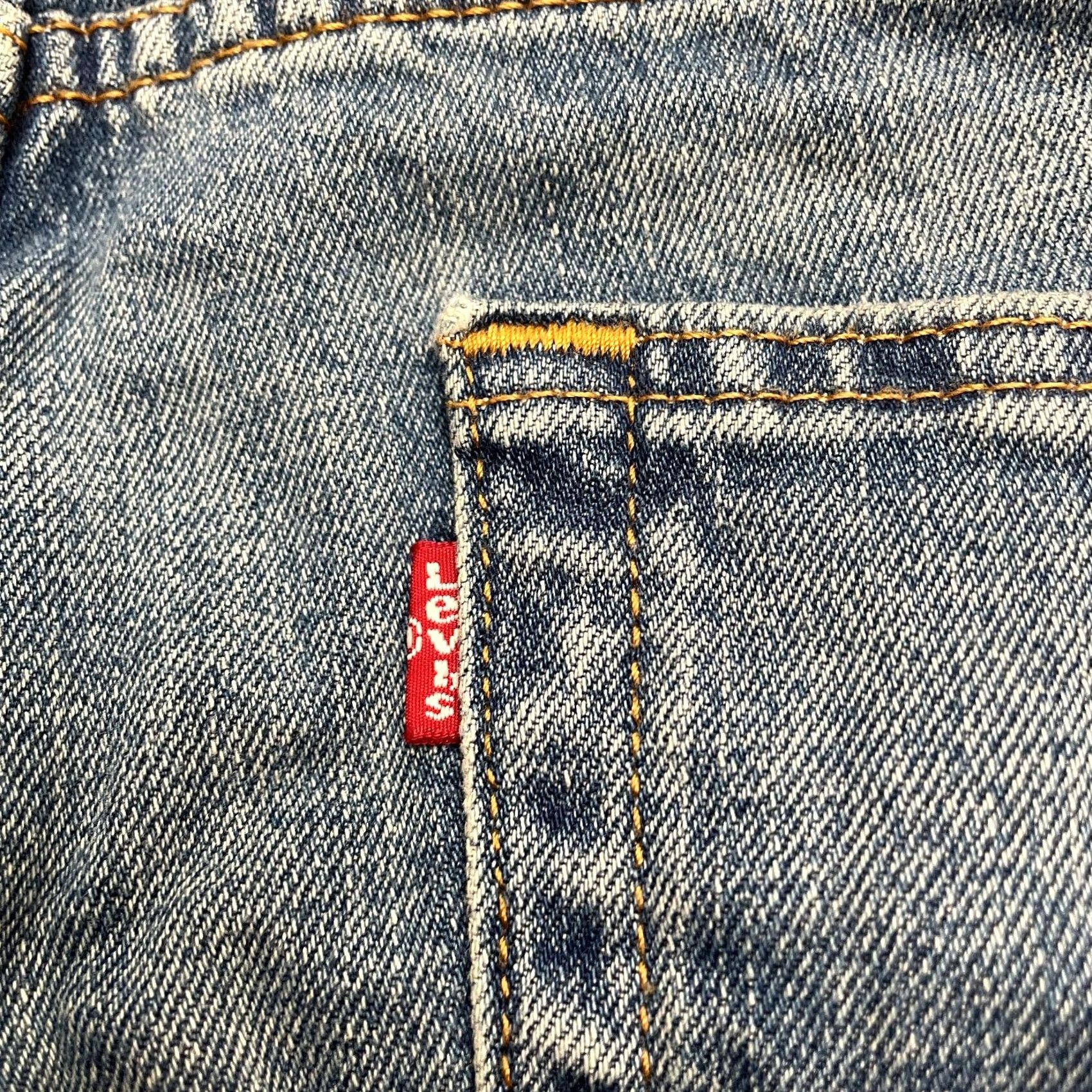 Levi's Levi's 511 Slim Fit Denim Jeans Mens 38x32 Blue Medium Wash Straight Leg 5-Pocket Design Cotton JeansMens Size US 38 / EU 54 - 4 Thumbnail