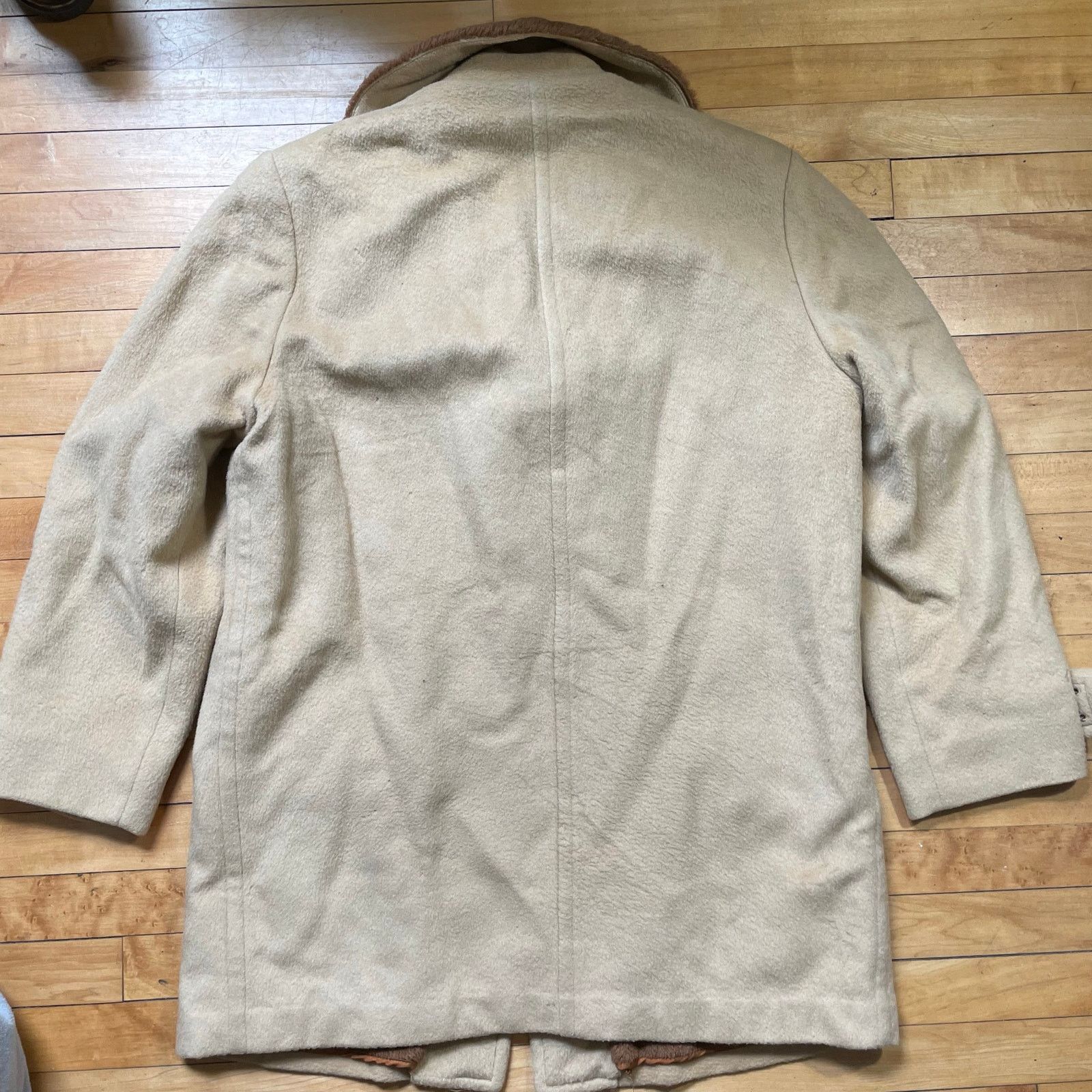 Pendleton Sir Pendleton Wool Lined Coat Sherpa Collar Overcoat USA L Size US L / EU 52-54 / 3 - 5 Thumbnail