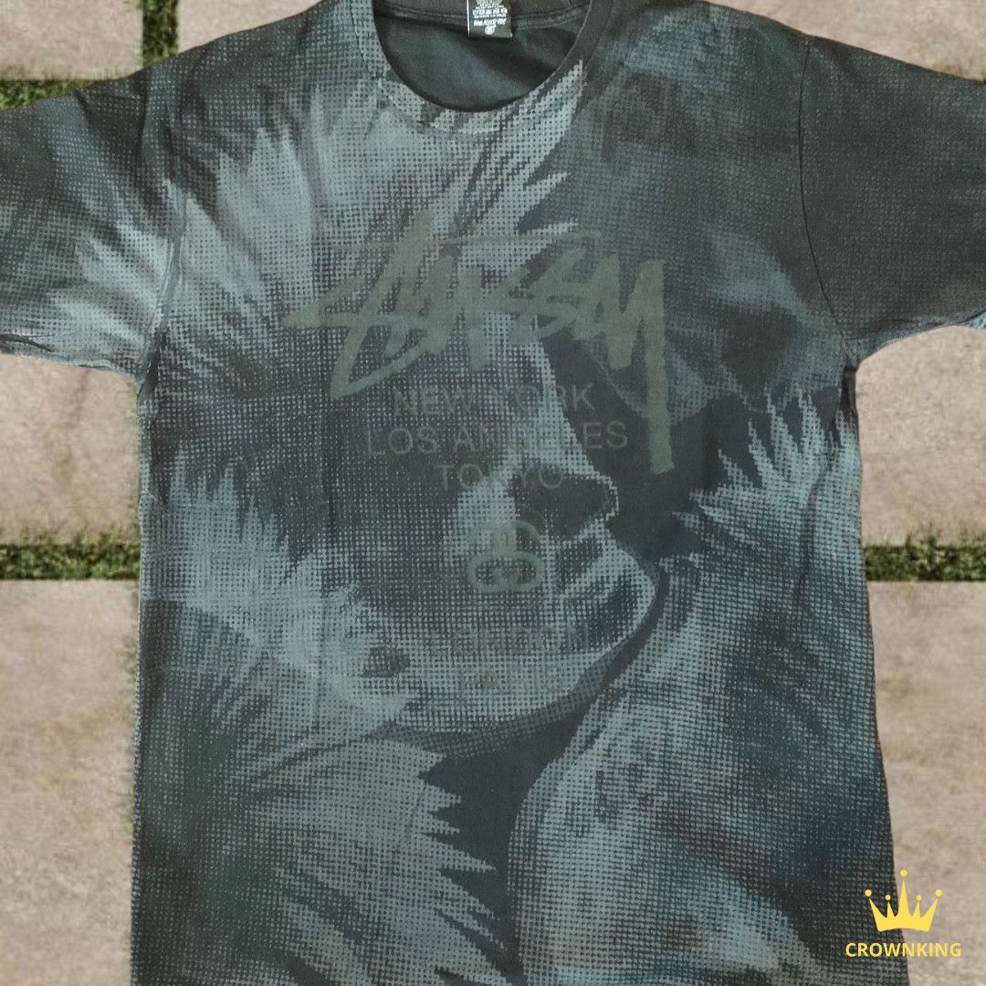 Stussy × Vintage 🏴Stussy AOP PUNK WORLDTOUR 🏴 Size US L / EU 52-54 / 3 - 1 Thumbnail