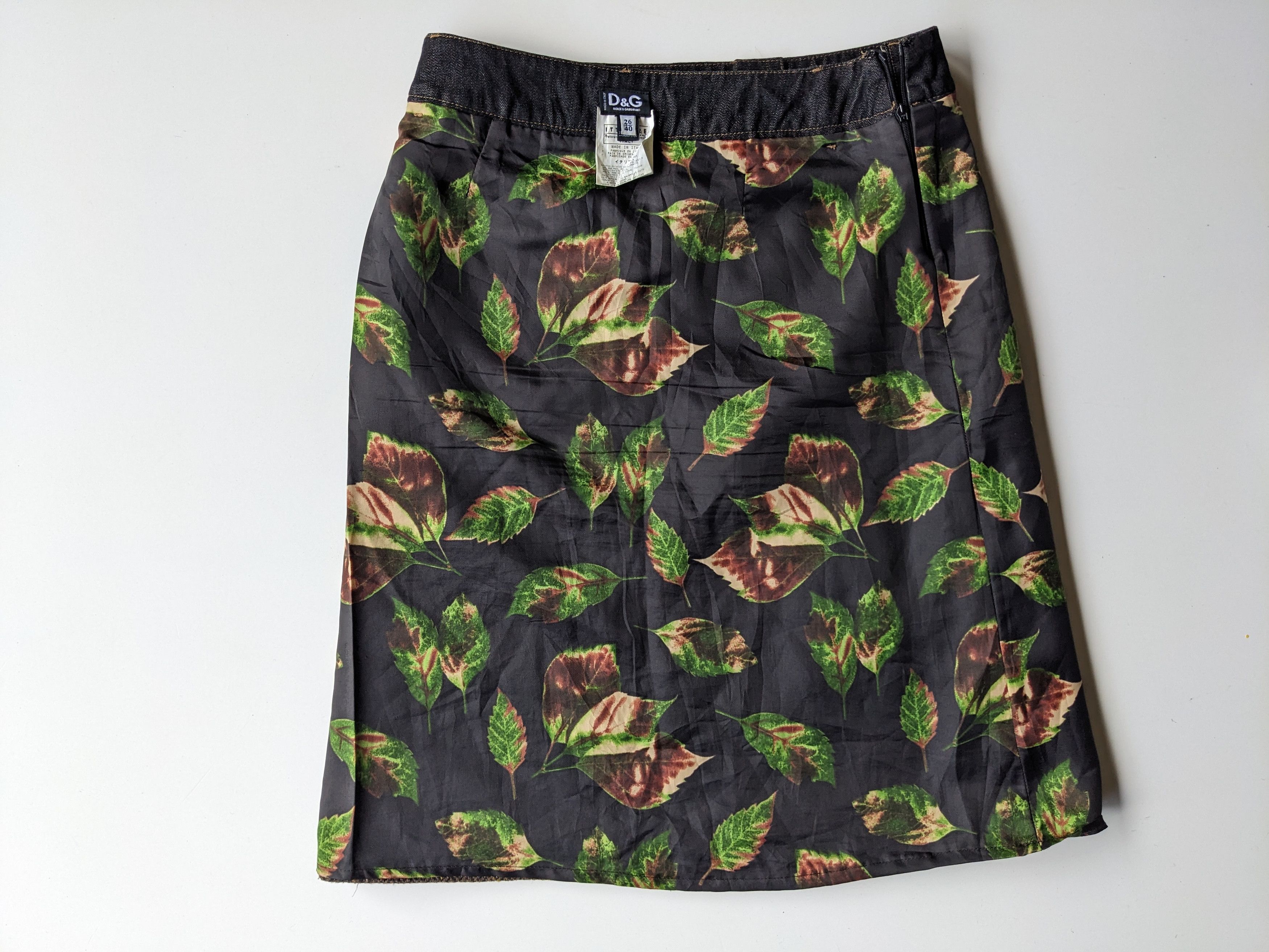 Dolce & Gabbana Dolce & Gabbana floral wool mini midi skirt Size 29" - 5 Thumbnail