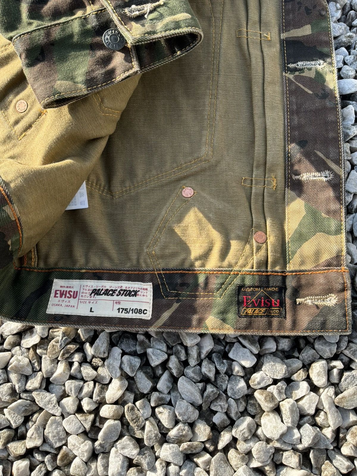Evisu × Palace Palace x Evisu Type One denim jacket Size US L / EU 52-54 / 3 - 8 Thumbnail