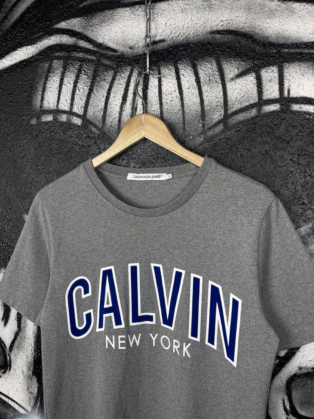 Calvin Klein Calvin Klein New York Big Logo Short Sleeve T-Shirt Men’s S Size US S / EU 44-46 / 1 - 3 Thumbnail