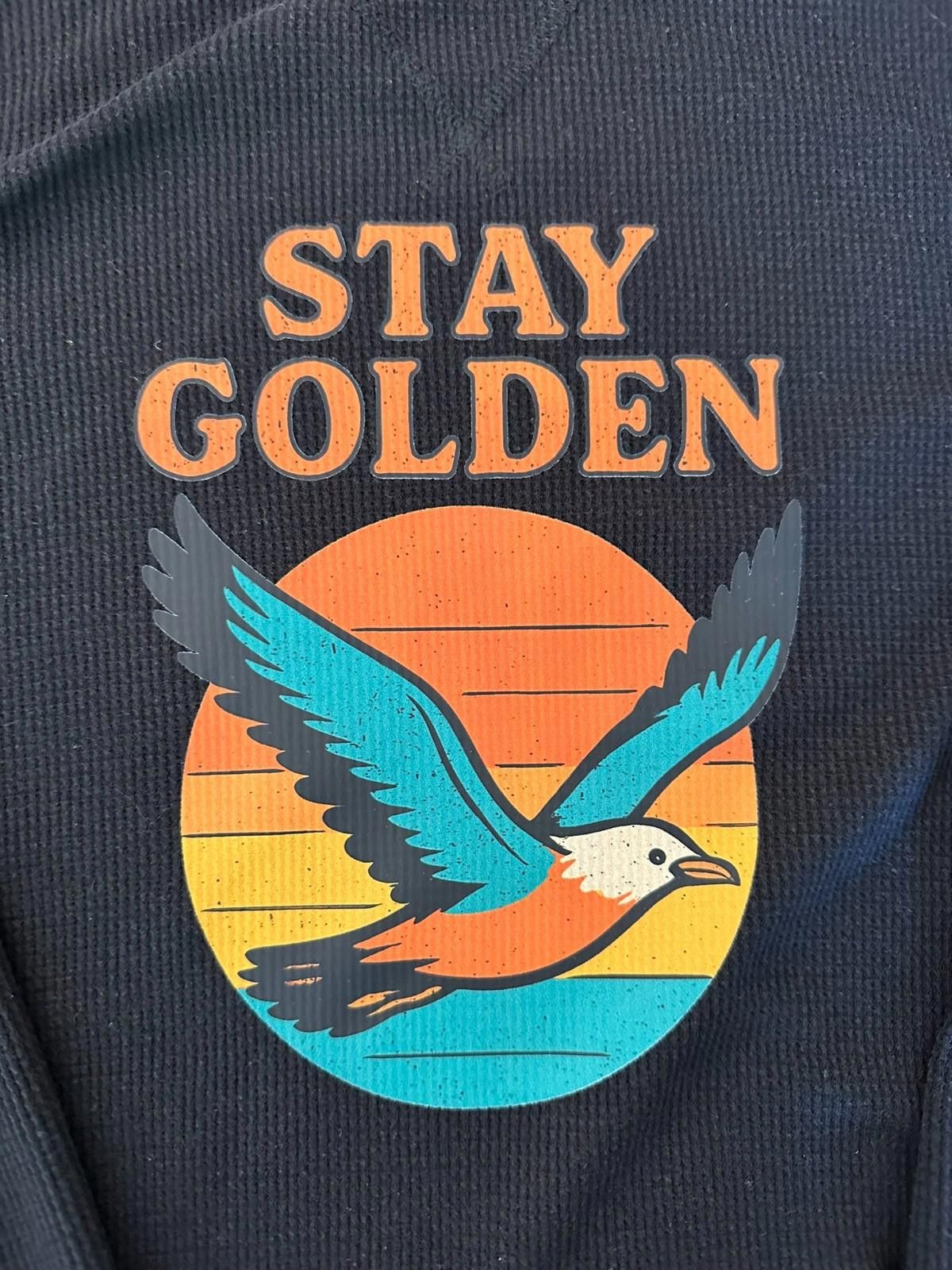 The Unbranded Brand Stay Golden Vintage Vibes Long Sleeve S Size S / US 4 / IT 40 - 2 Thumbnail