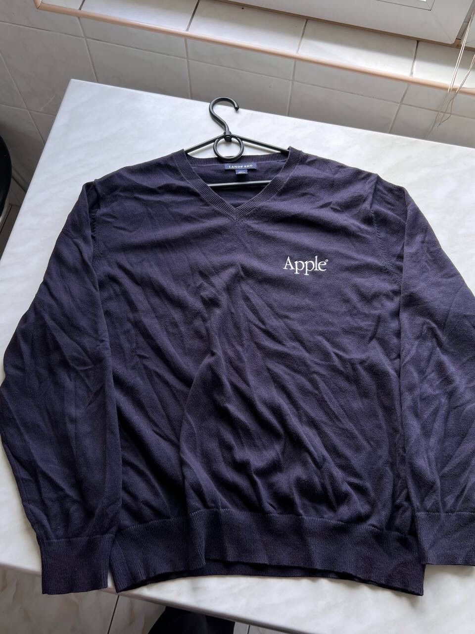Apple Vintage Apple Computer Knit Wear Sweater Pullover 2000s Sz L Size US L / EU 52-54 / 3 - 7 Thumbnail