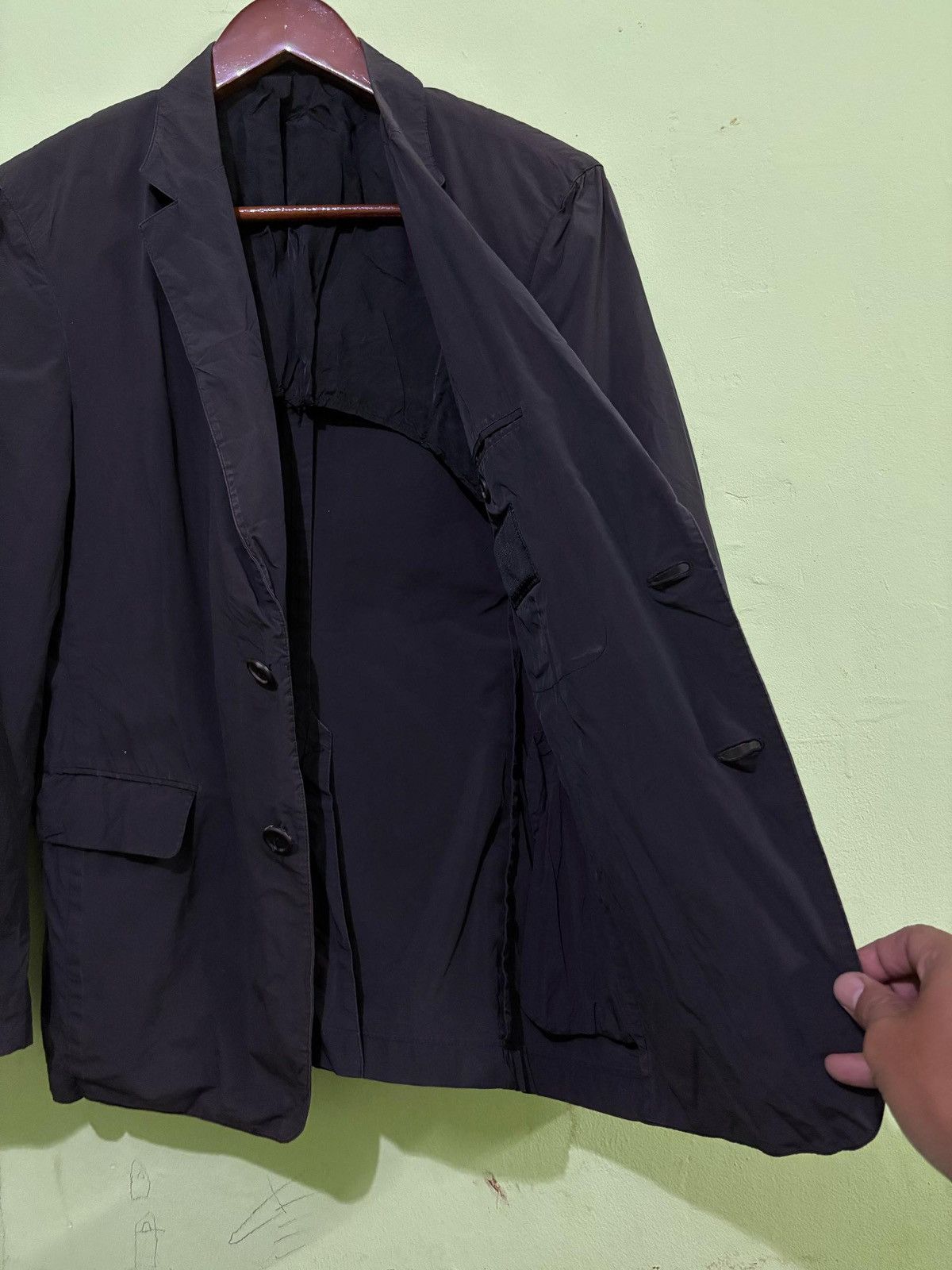 Prada Prada Luxury Suit Jacket Nice Design Size 48R - 5 Thumbnail