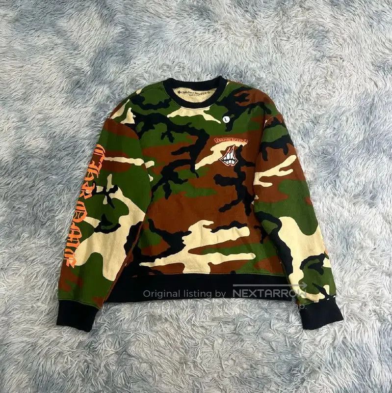 Chrome Hearts Chrome Hearts Camouflage Long Sleeve Sweatshirt . Size US L / EU 52-54 / 3 - 1 Thumbnail